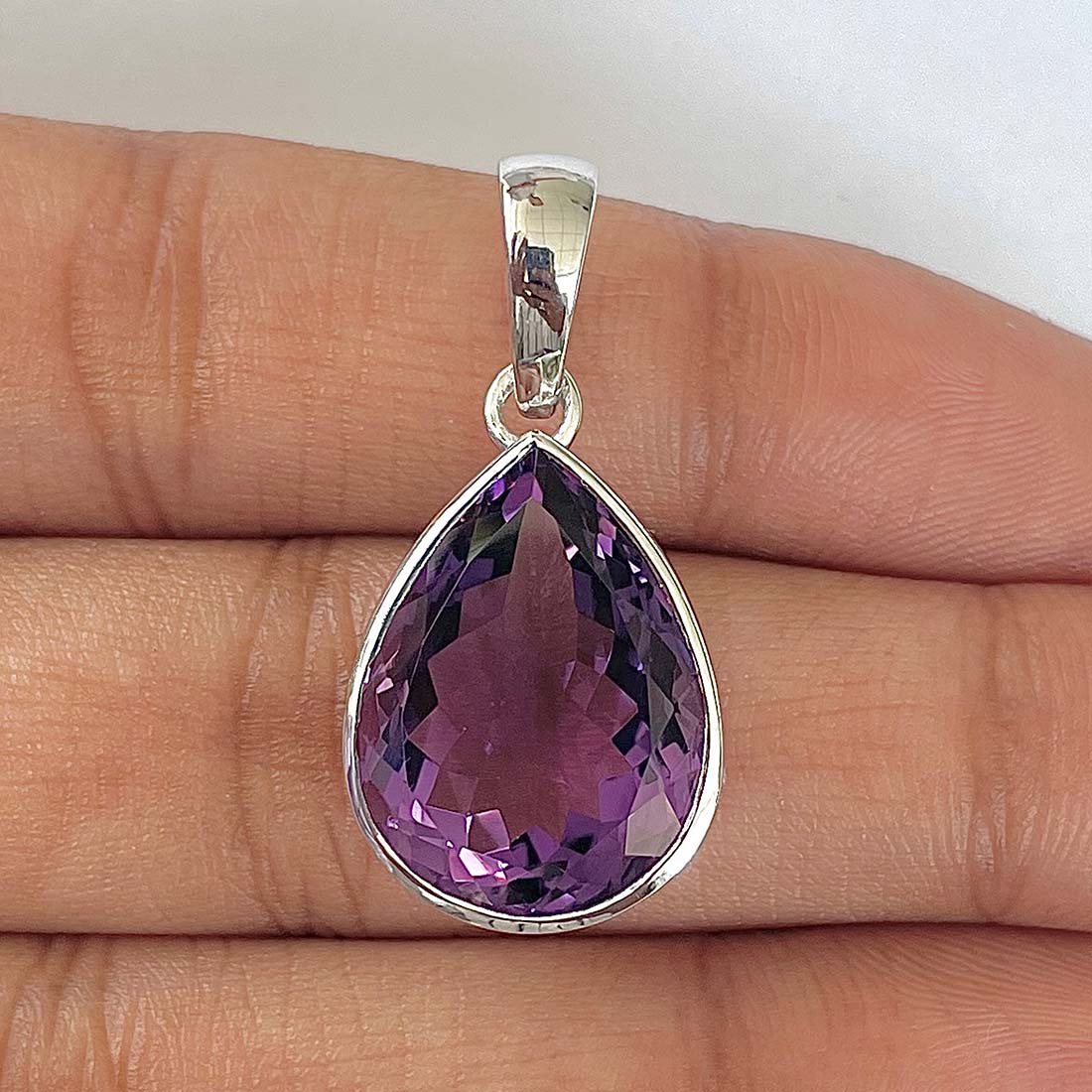 Amethyst Pendant-(AMT-RDN-231)
