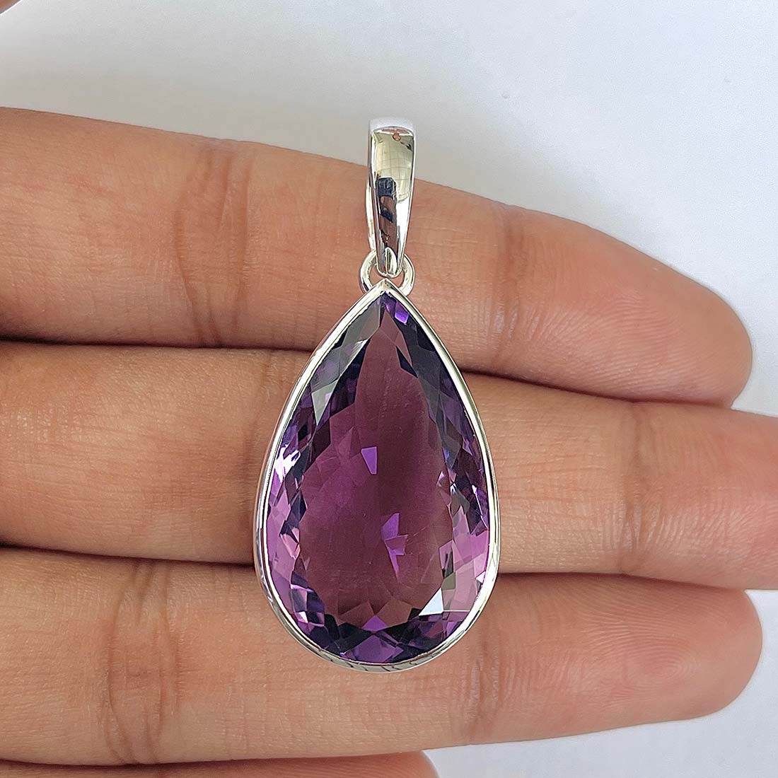 Amethyst Pendant-(AMT-RDN-243)