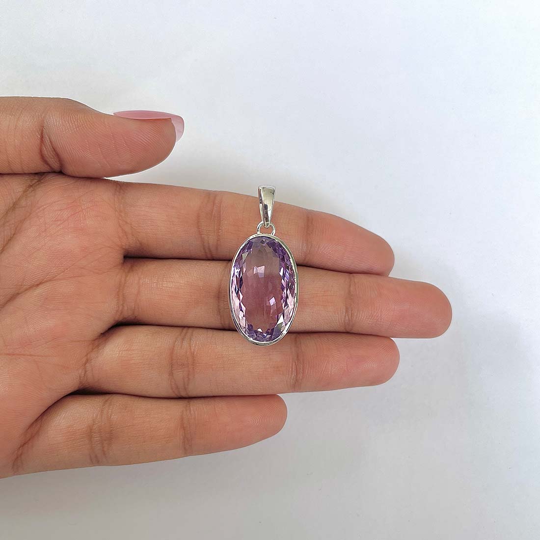 Amethyst Pendant-(AMT-RDN-259)