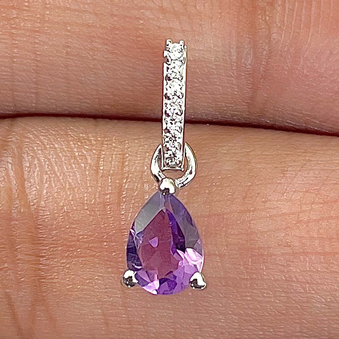 Amethyst Pendant-(AMT-RDP-1165)