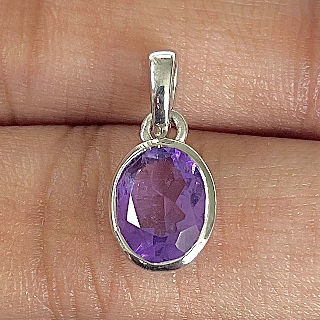 Amethyst Pendant-(AMT-RDP-380)