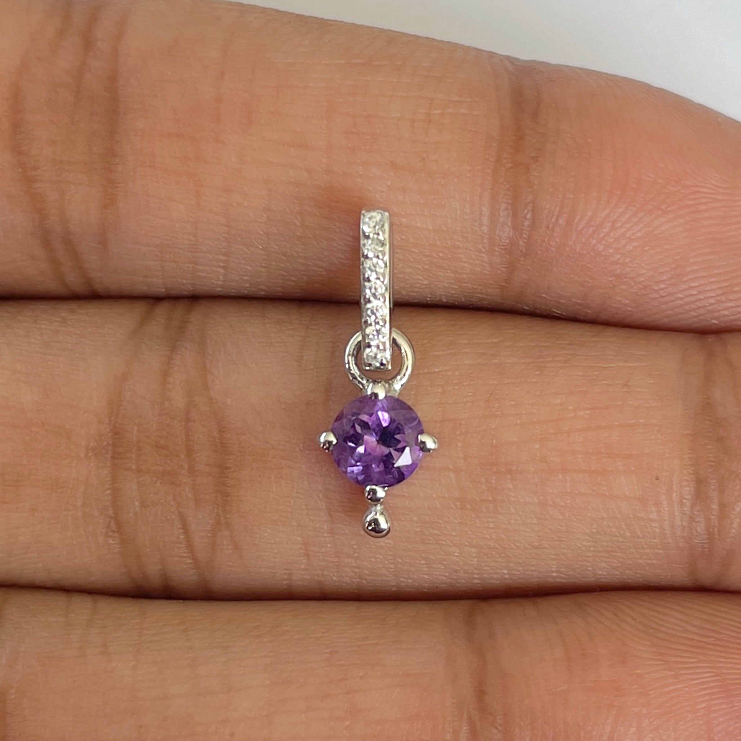 Amethyst Pendant-(AMT-RDP-399)