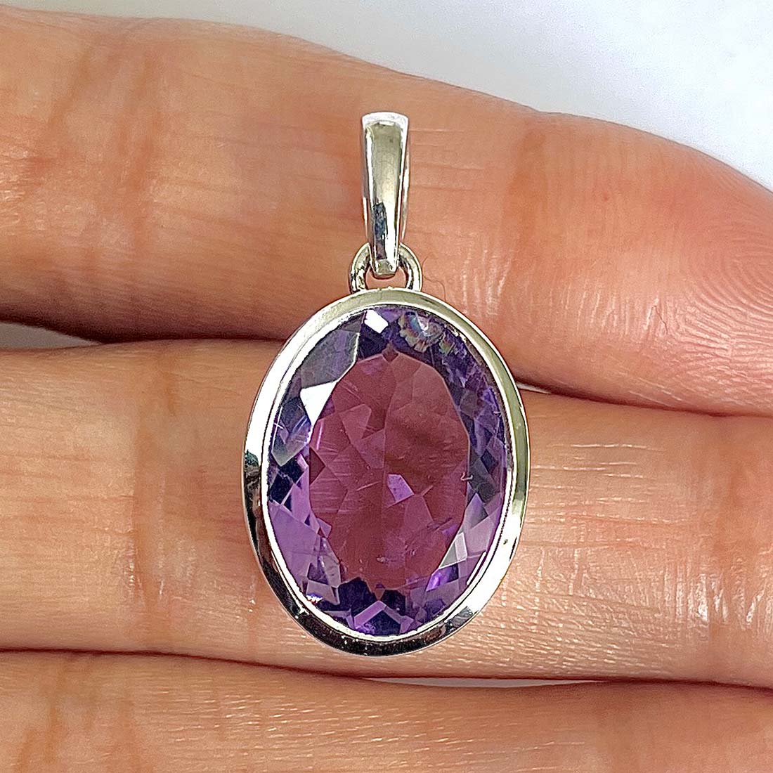 Amethyst Pendant-(AMT-RDP-458)