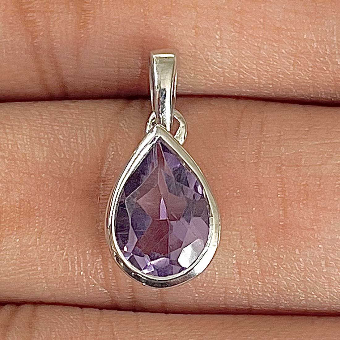 Amethyst Pendant-(AMT-RDP-468)