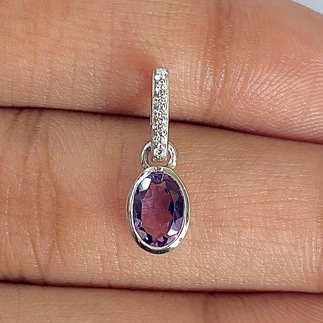 Amethyst Pendant-(AMT-RDP-780)