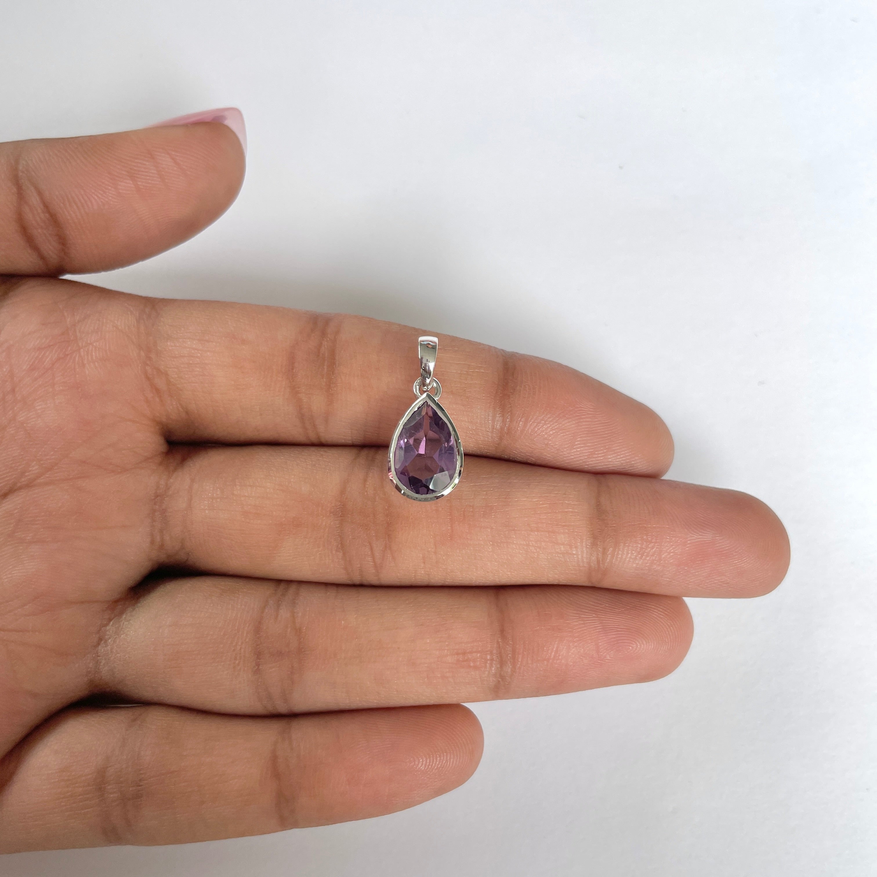 Amethyst Pendant-(AMT-RDP-790)