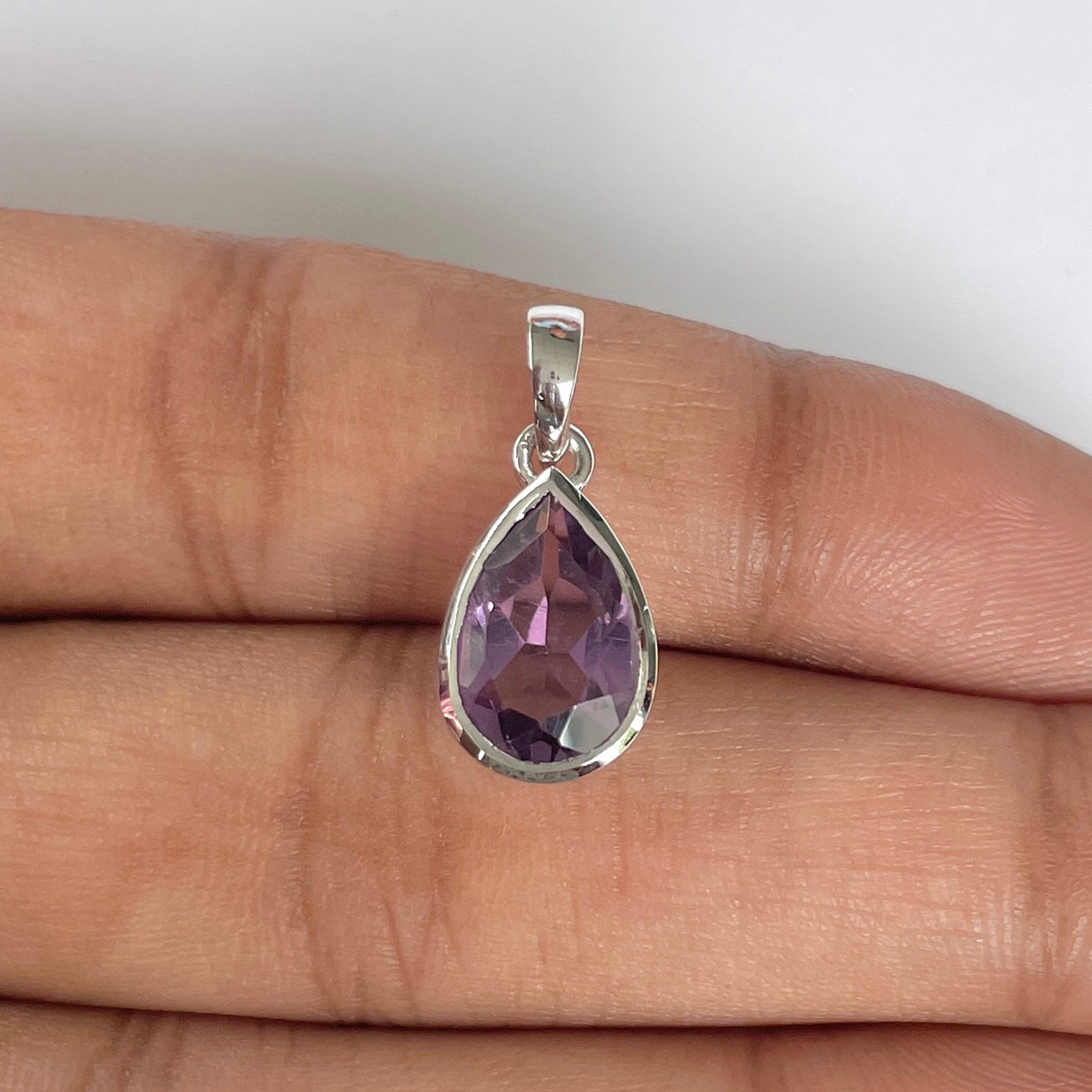 Amethyst Pendant-(AMT-RDP-790)