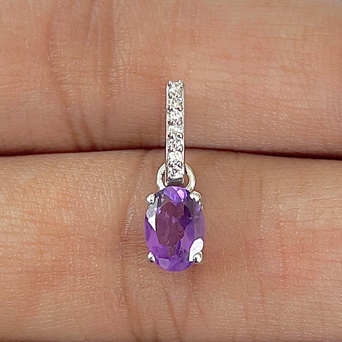 Amethyst Pendant-(AMT-RDP-915)