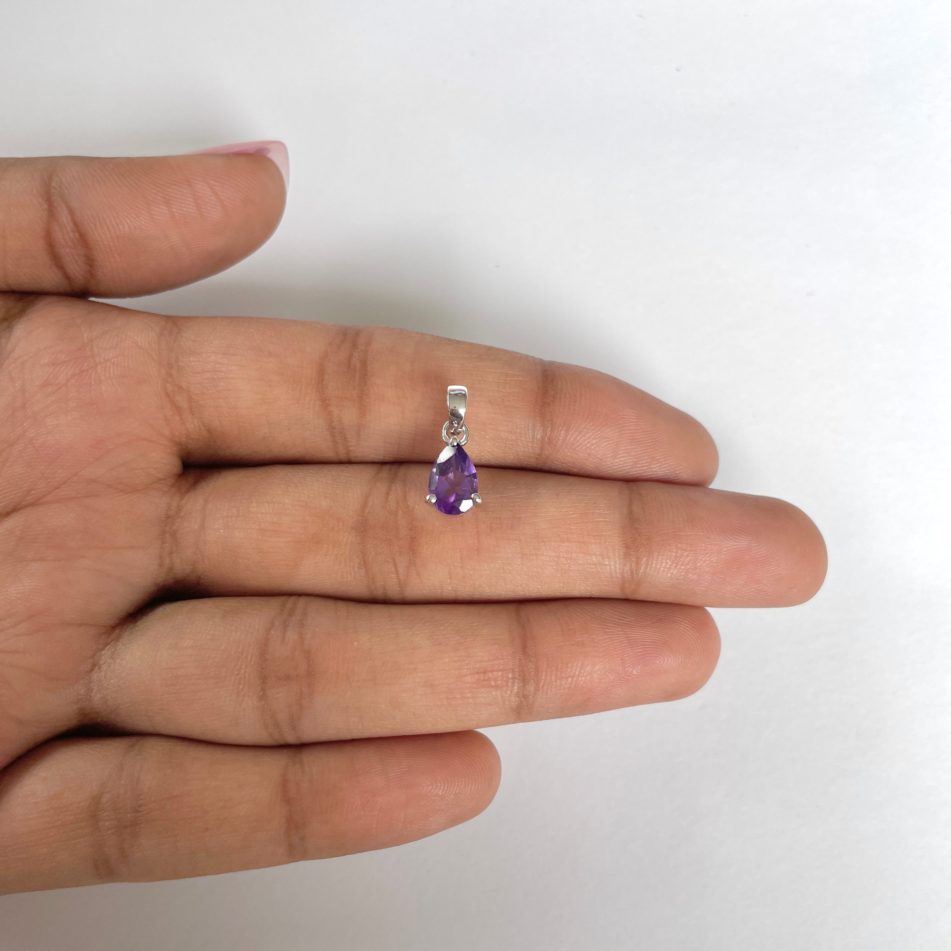 Amethyst Pendant-(AMT-RDP-917)