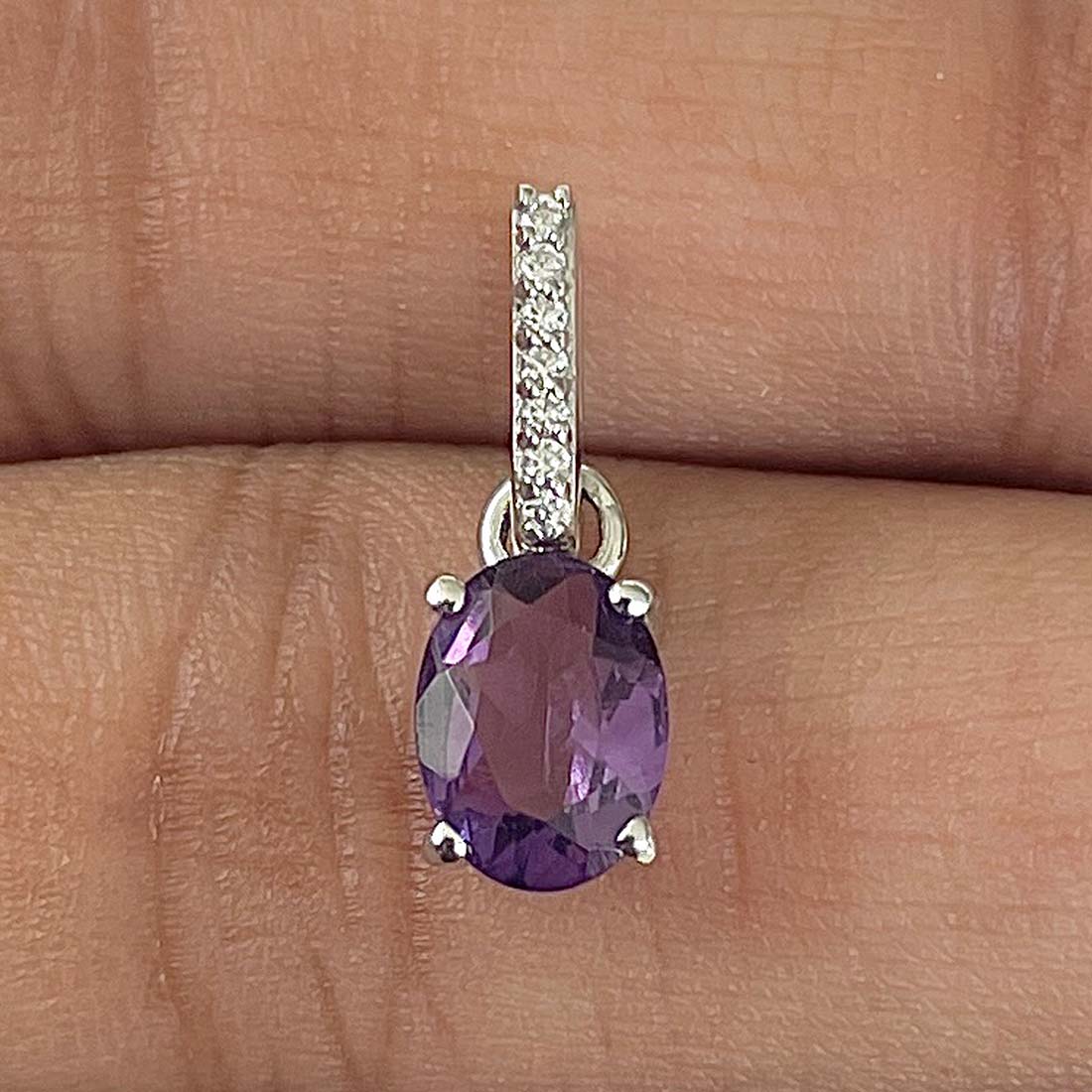 Amethyst Pendant-(AMT-RDP-920)