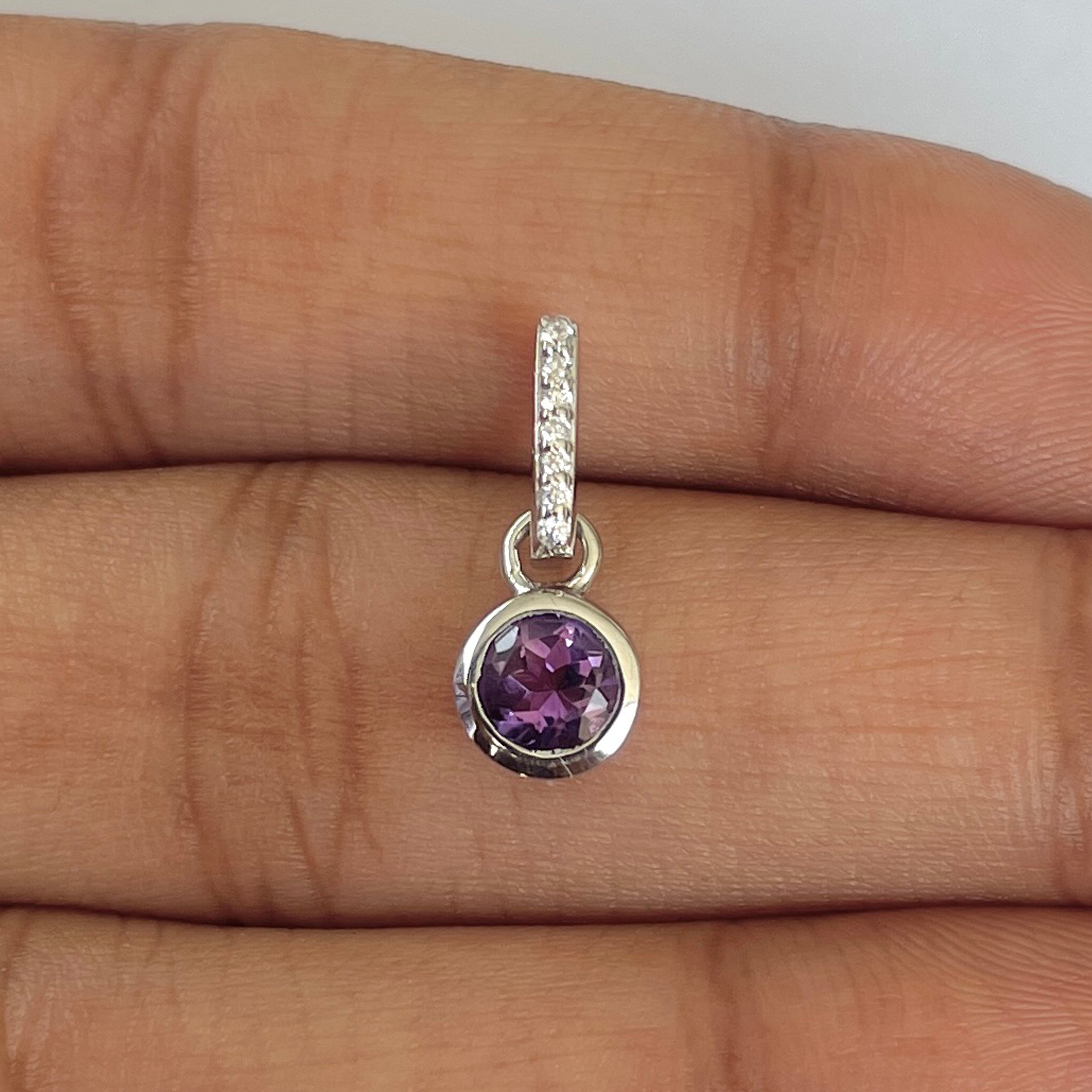 Amethyst Pendant-(AMT-RDP-957)