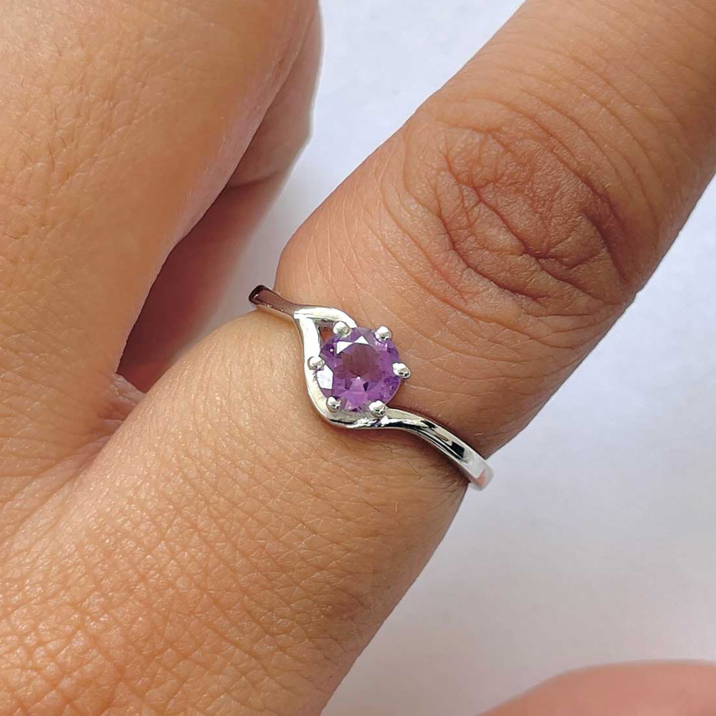 Amethyst Ring-(AMT-RDR-4.)