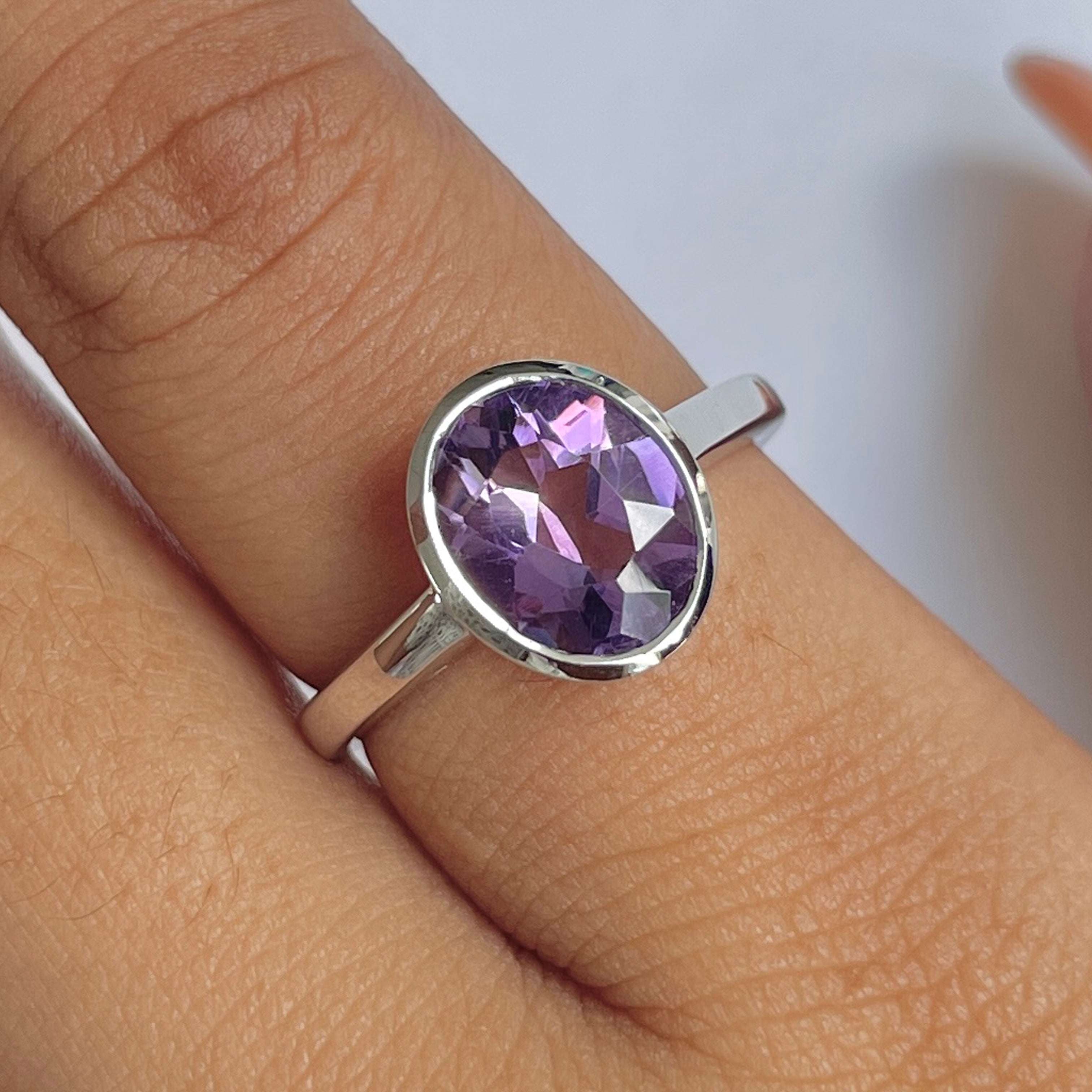 Amethyst Ring-(AMT-RDR-1623.)