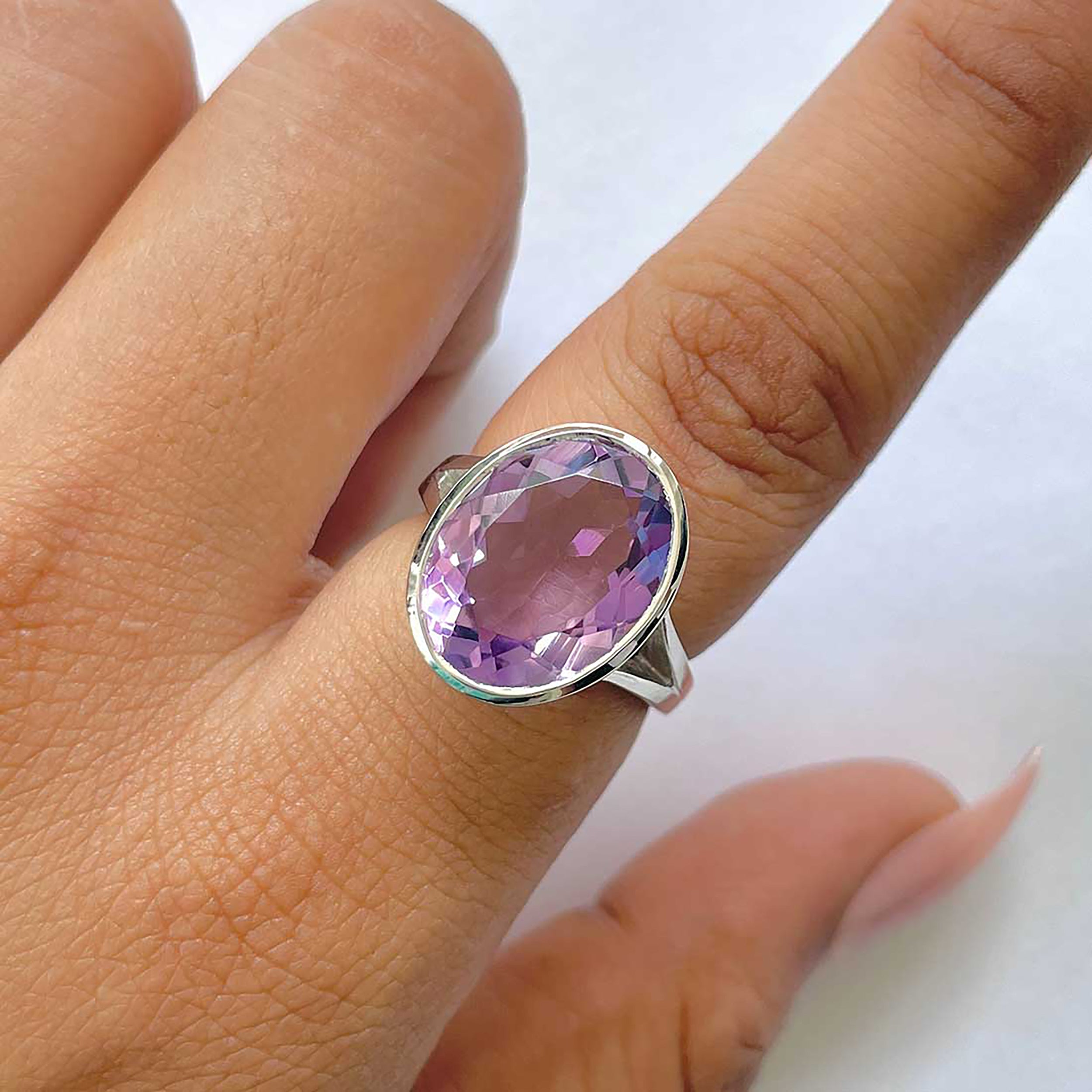 Amethyst Ring-(AMT-RDR-1897.)