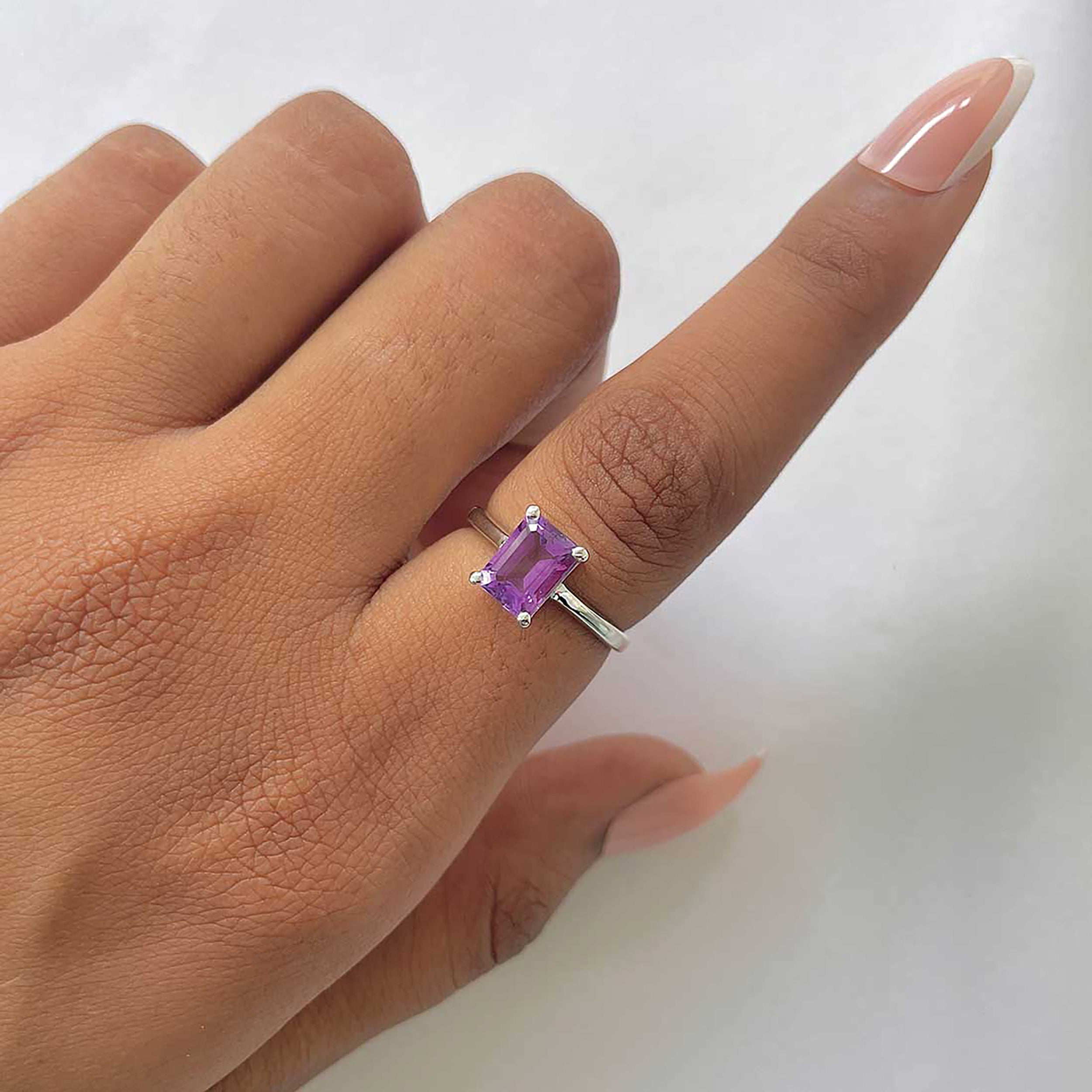 Amethyst Ring-(AMT-RDR-247.)