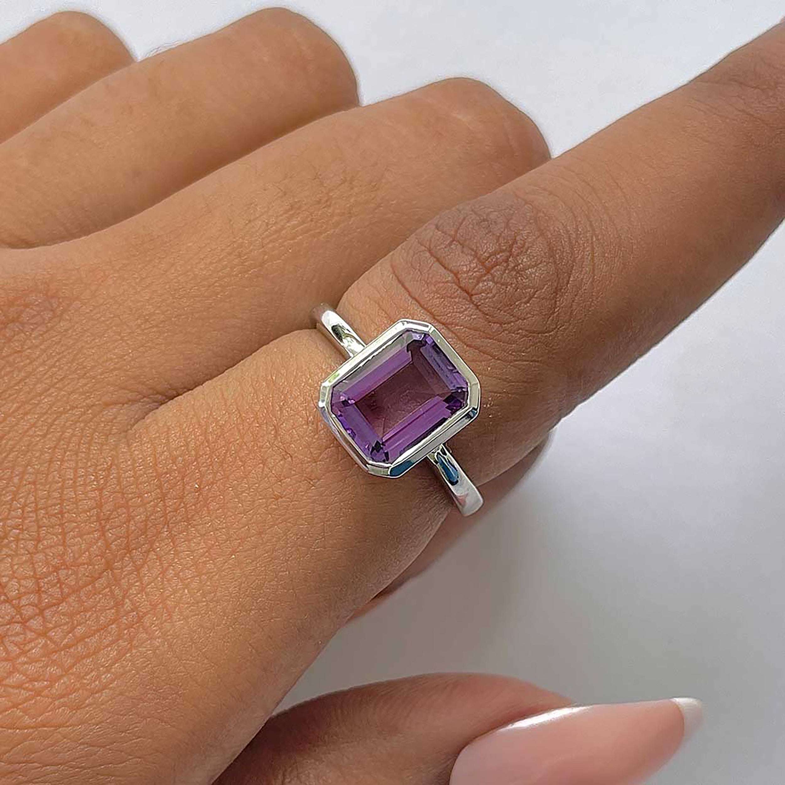 Amethyst Ring-(AMT-RDR-250.)
