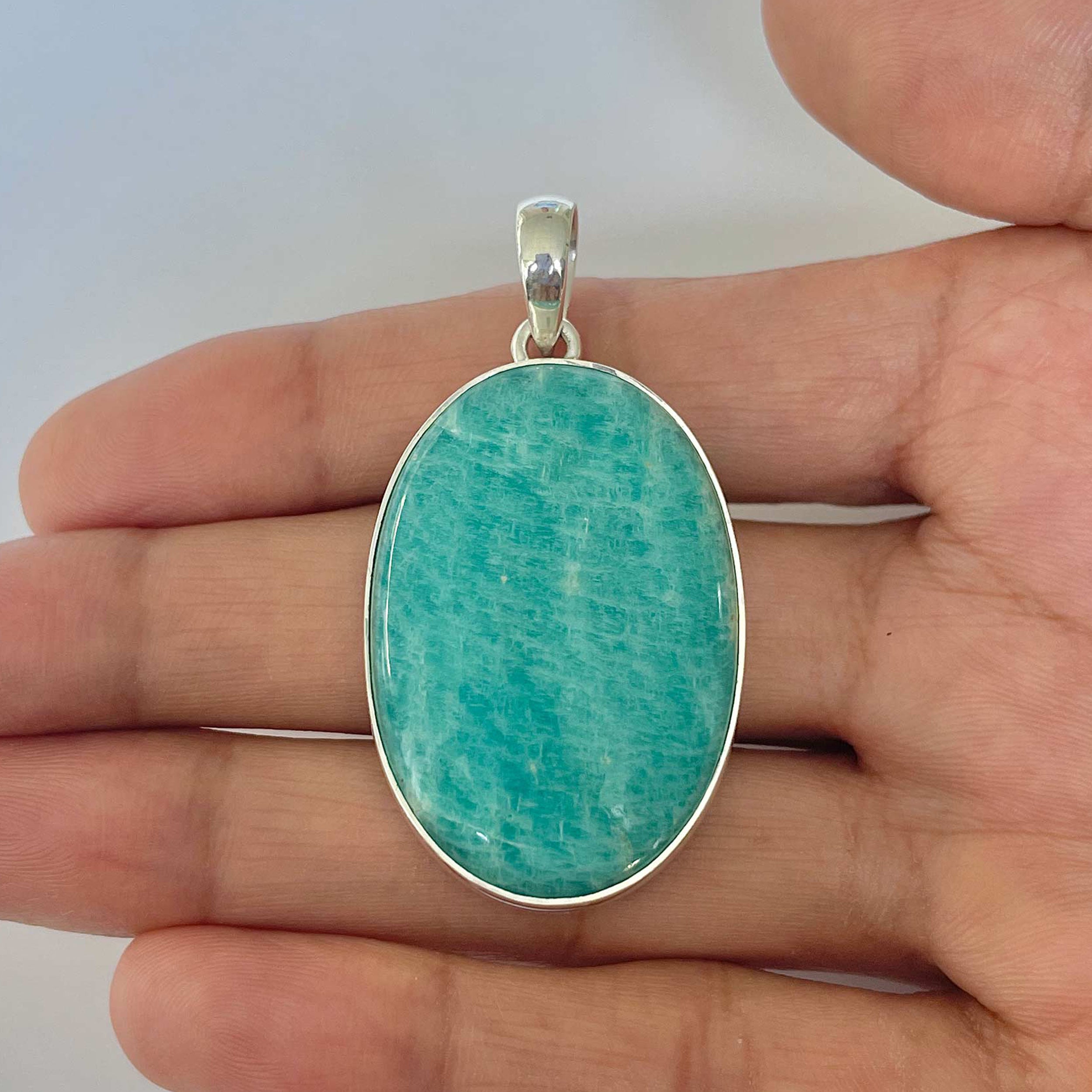 Amazonite Pendant-(AMZ-1-10)
