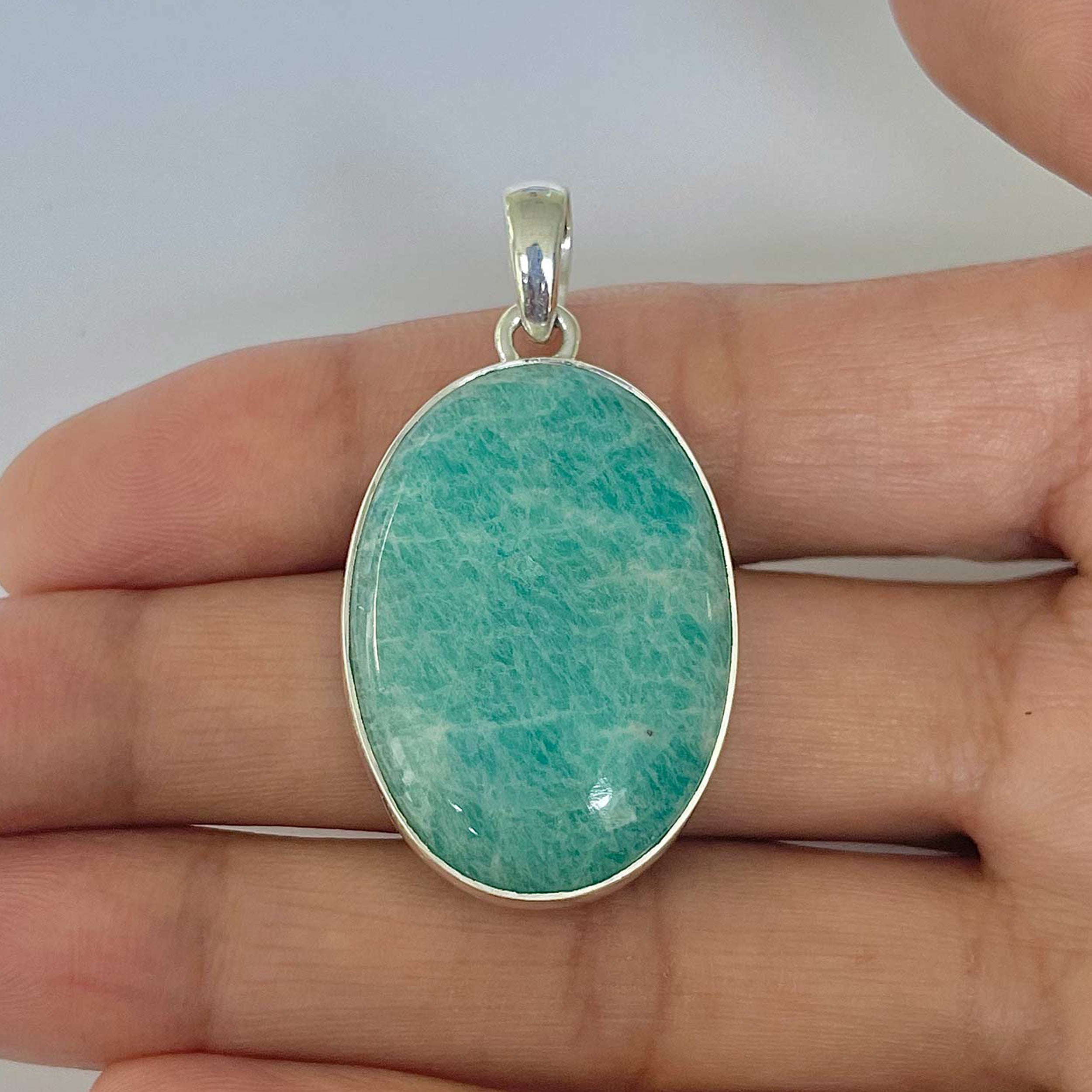 Amazonite Pendant-(AMZ-1-11)