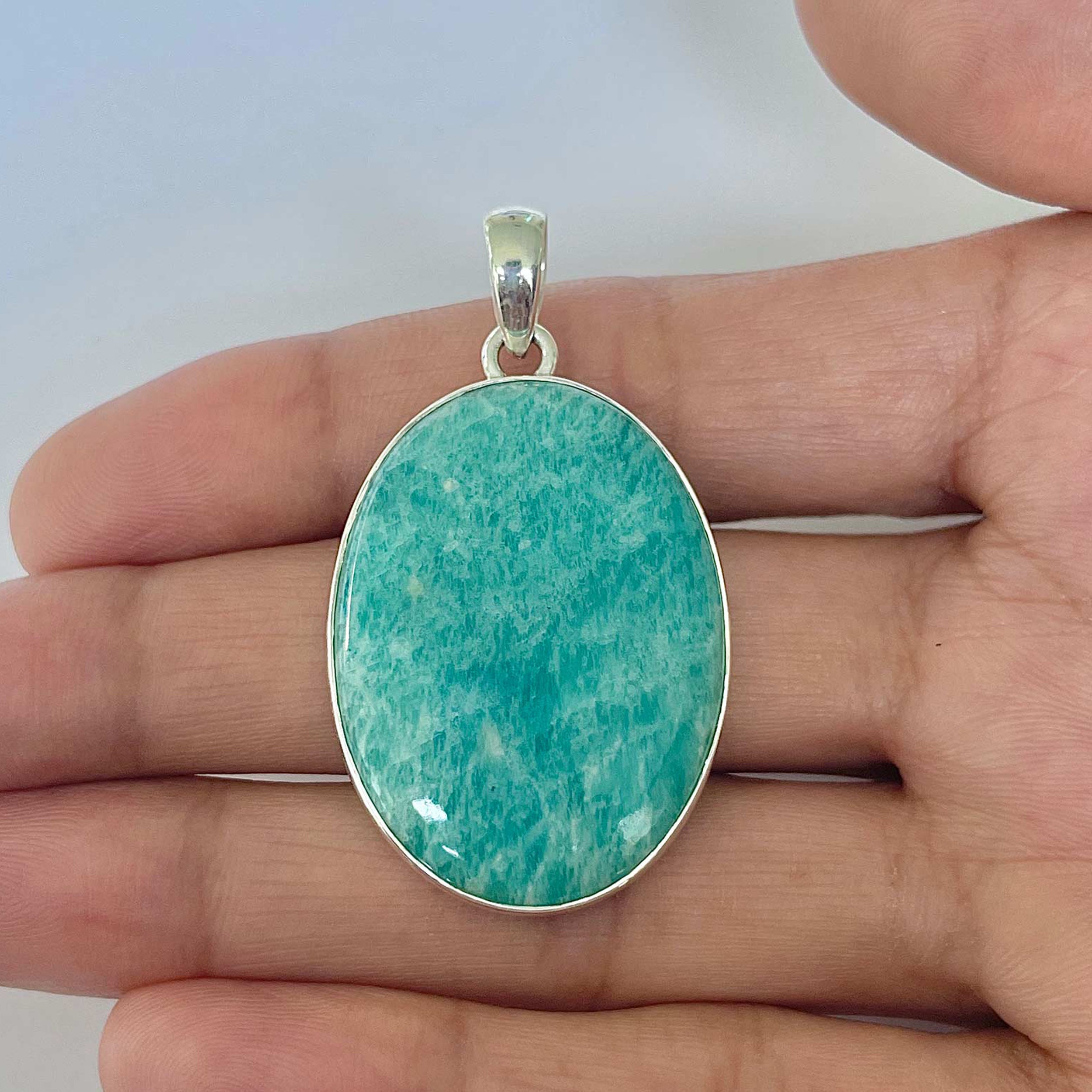 Amazonite Pendant-(AMZ-1-3)