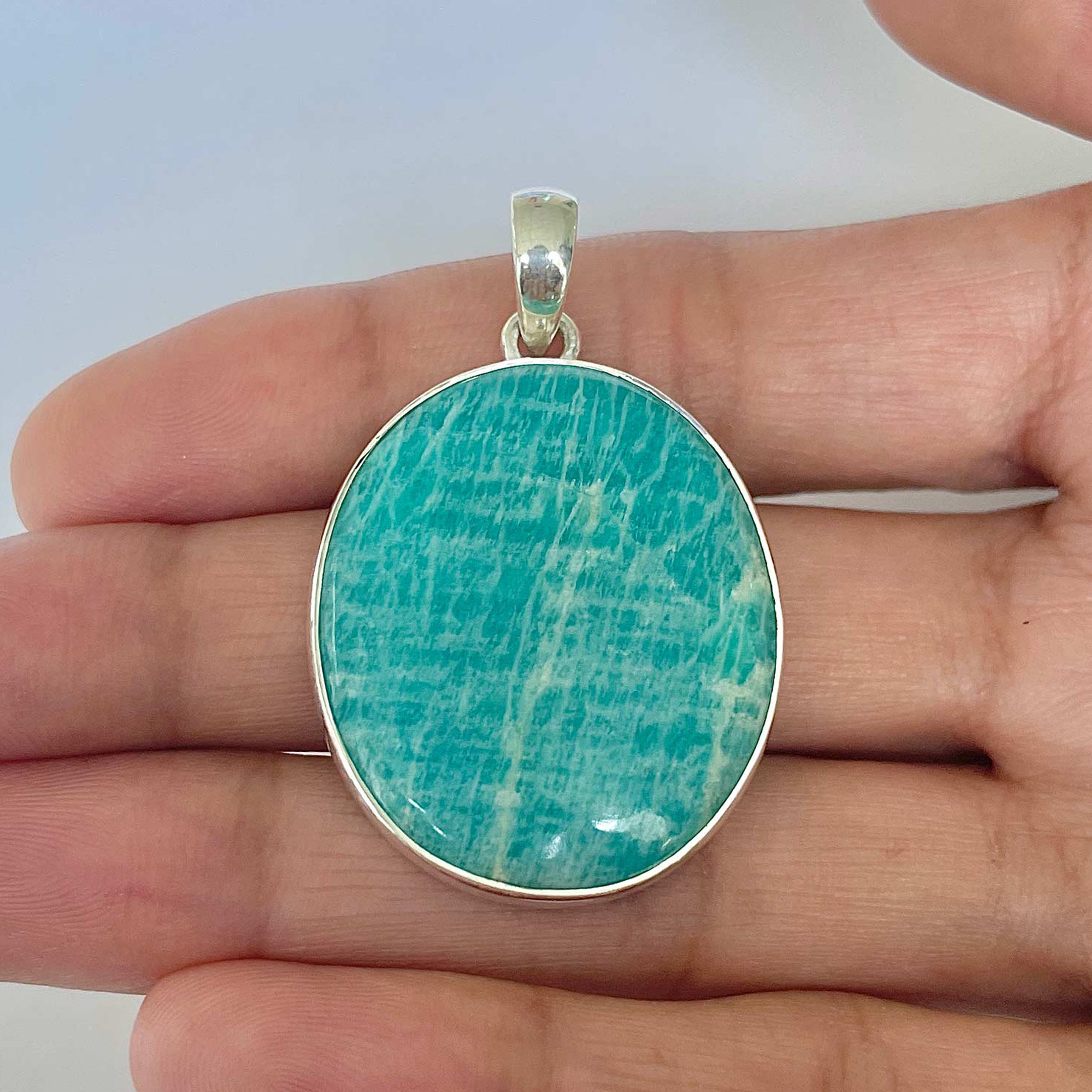 Amazonite Pendant-(AMZ-1-4)