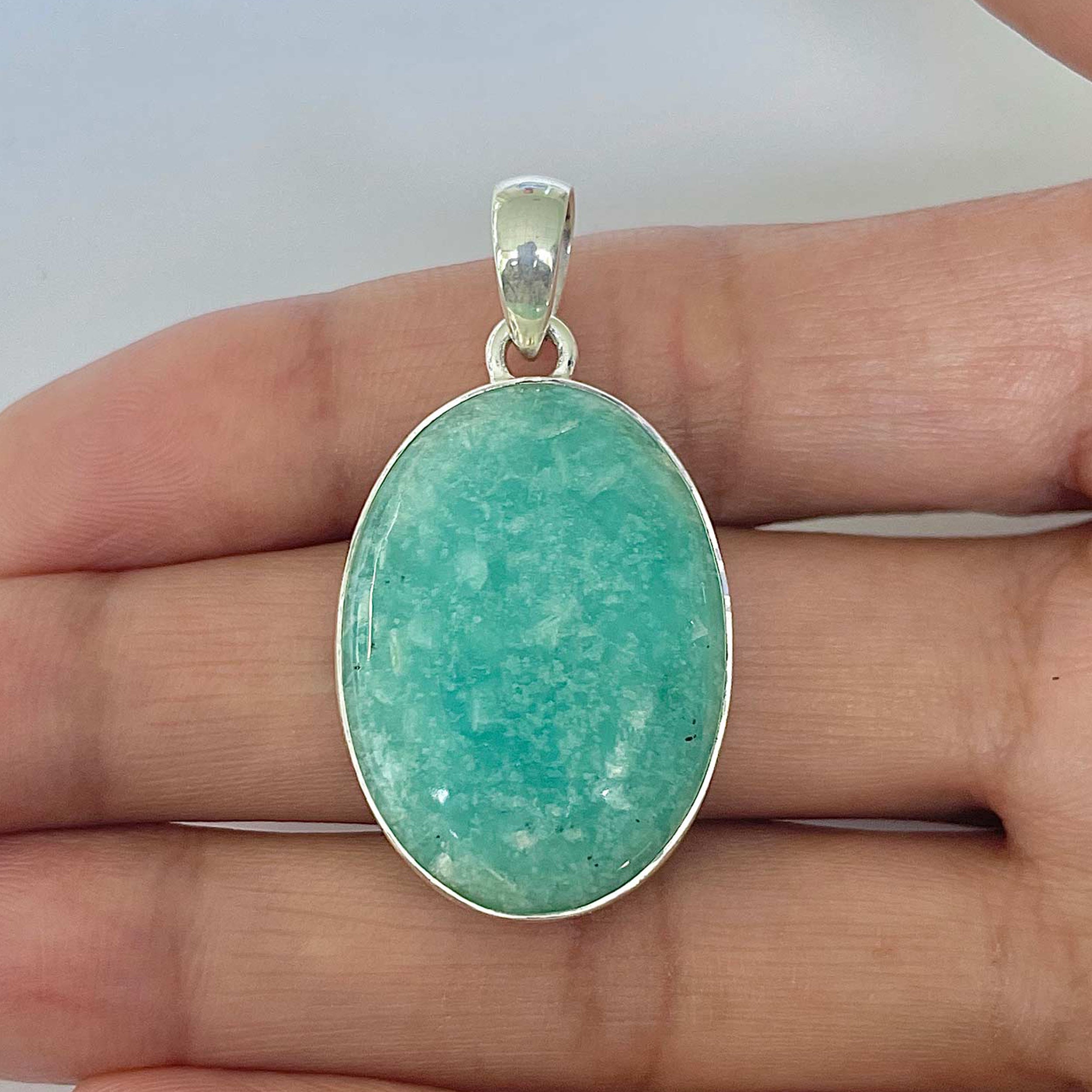 Amazonite Pendant-(AMZ-1-5)