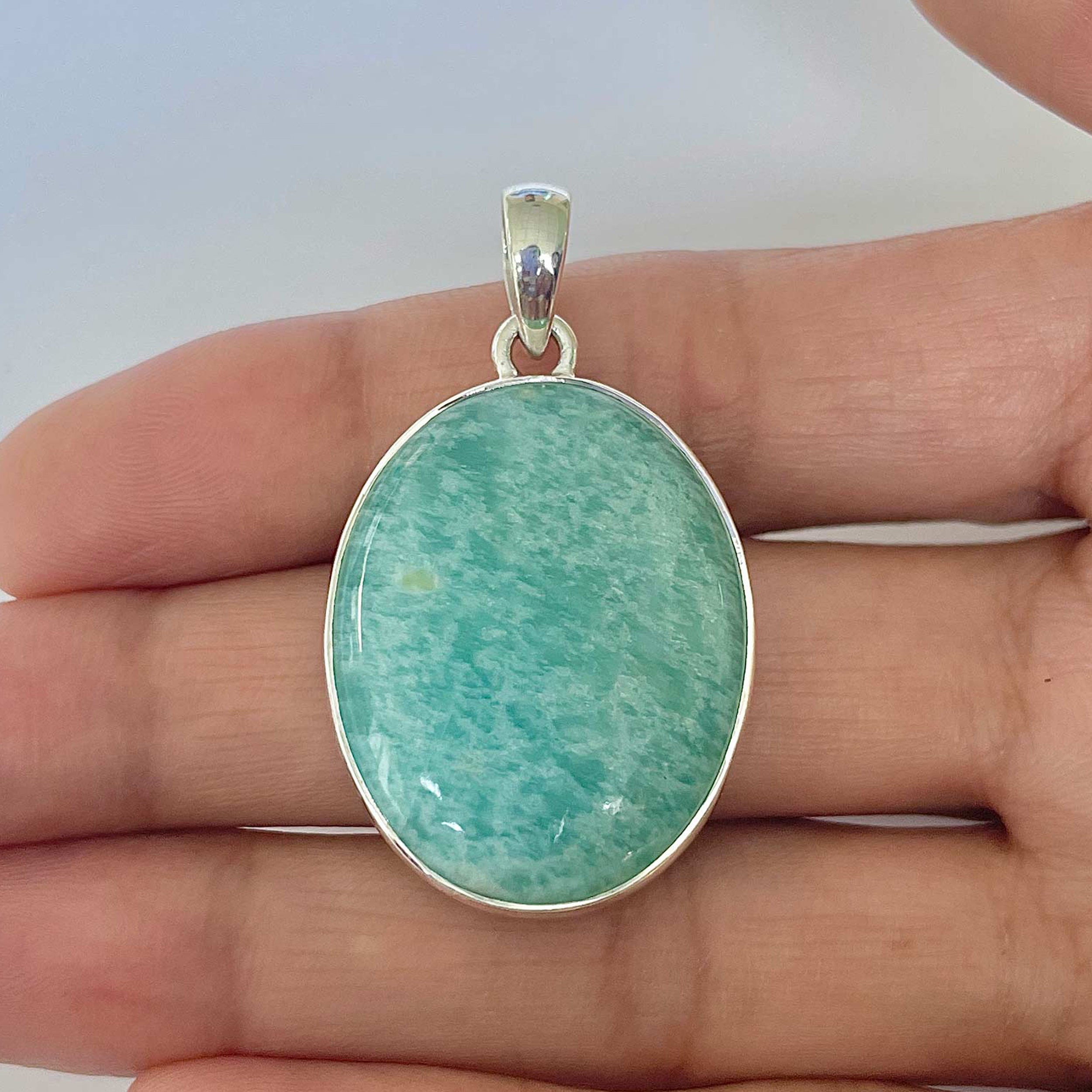 Amazonite Pendant-(AMZ-1-6)