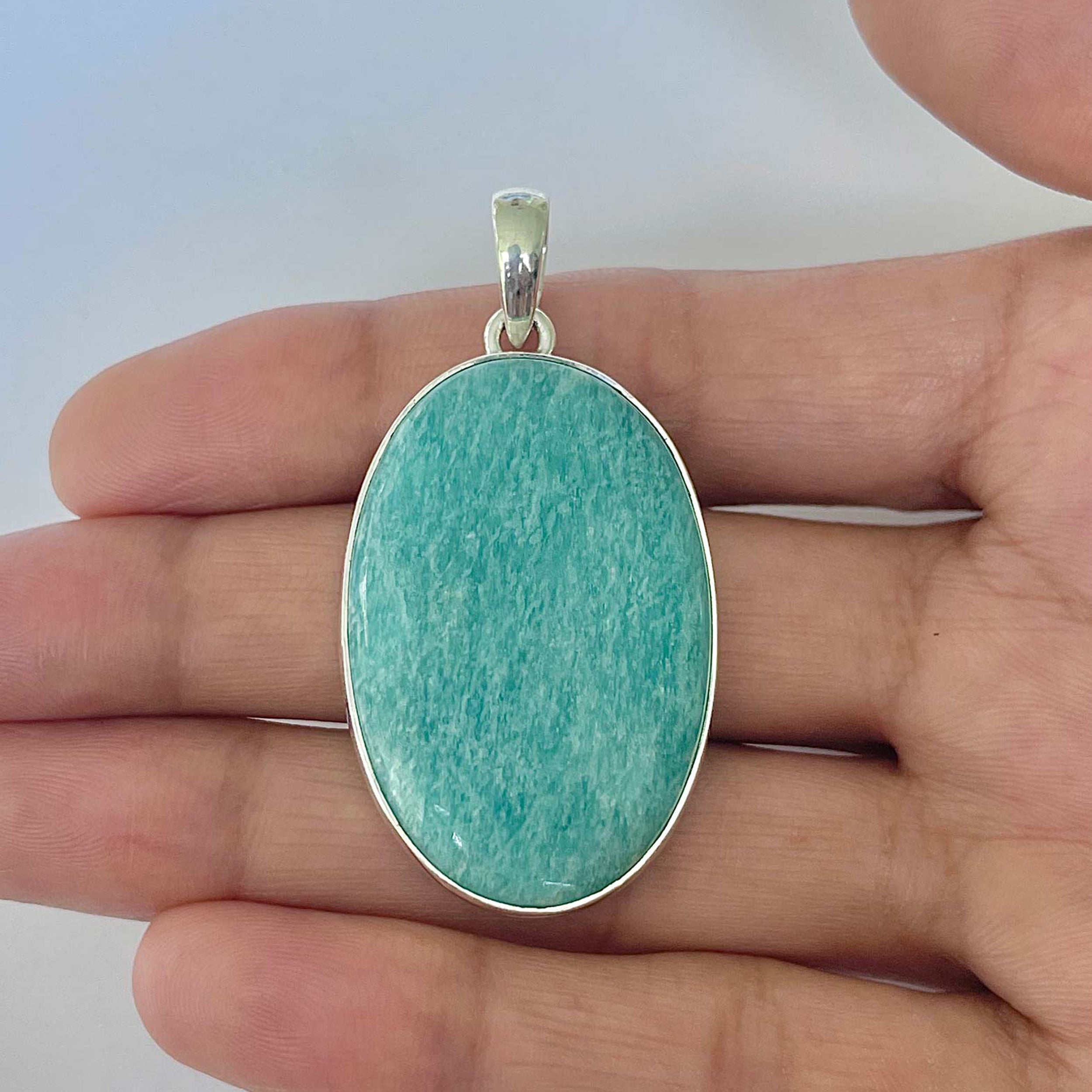 Amazonite Pendant-(AMZ-1-7)