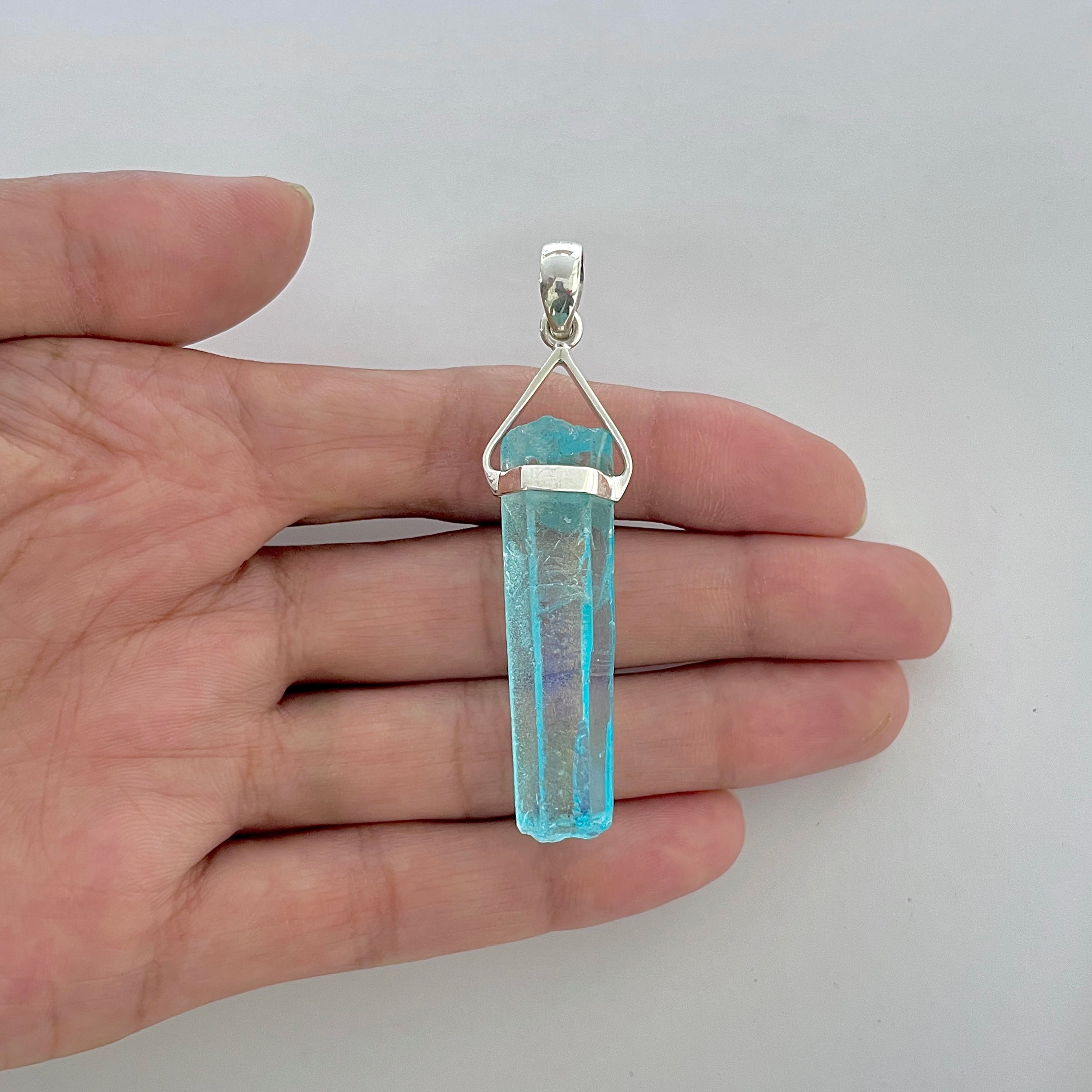 Aqua Aura Pendant-(AQA-1-29)