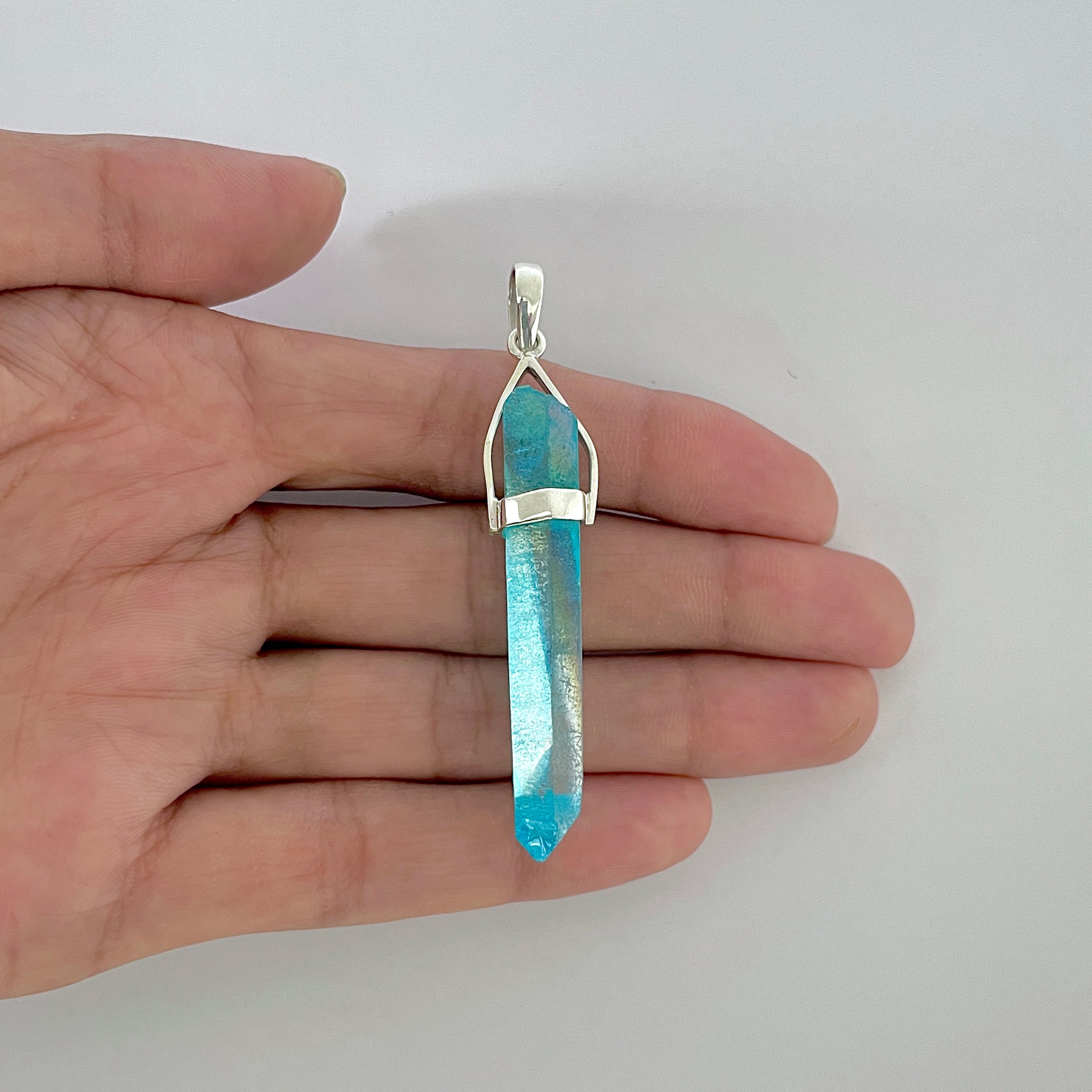 Aqua Aura Pendant-(AQA-1-4)