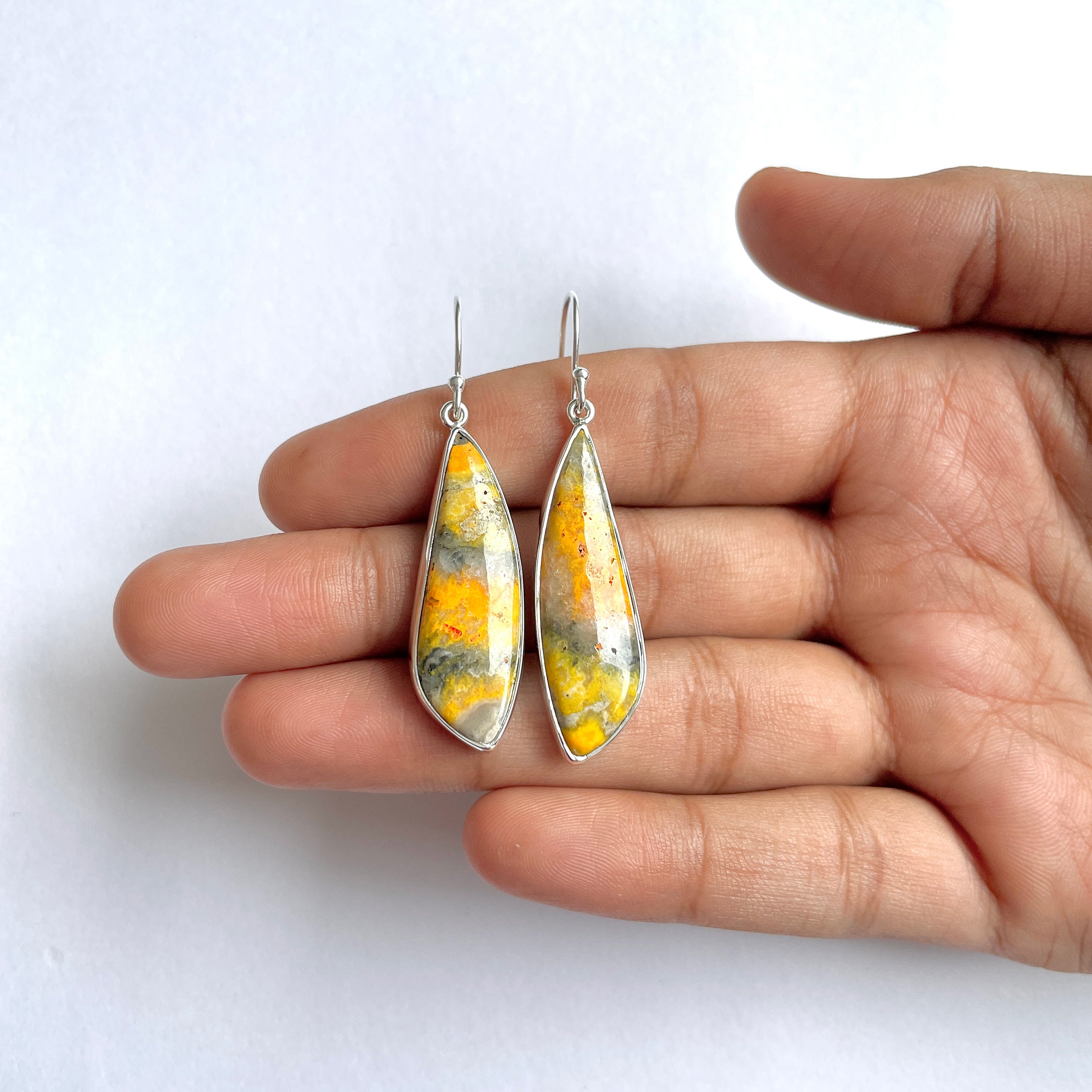 Bumble bee Jasper Earring-(BBJ-3-24)