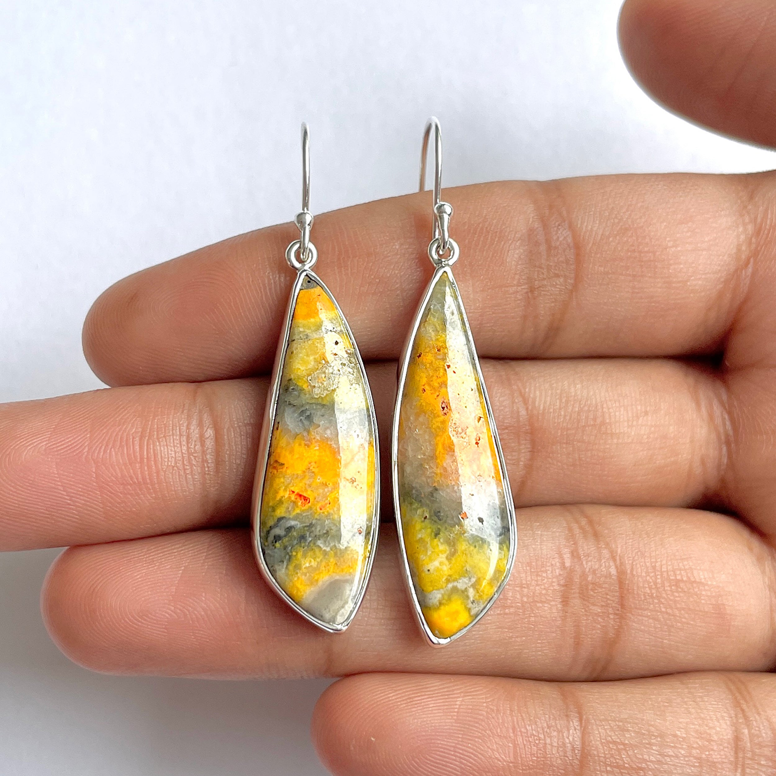 Bumble bee Jasper Earring-(BBJ-3-24)