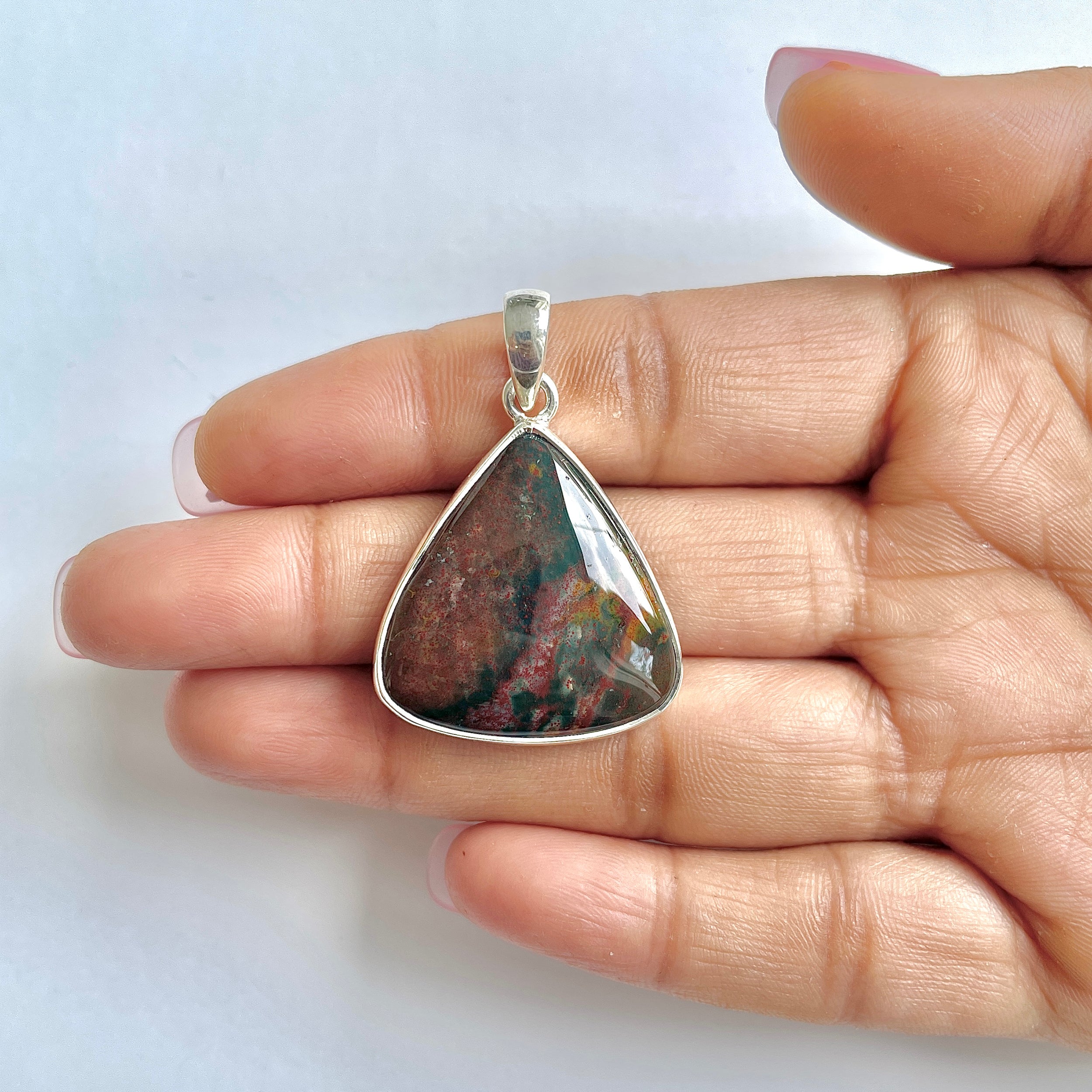 Blood stone Pendant-(BDS-1-20)