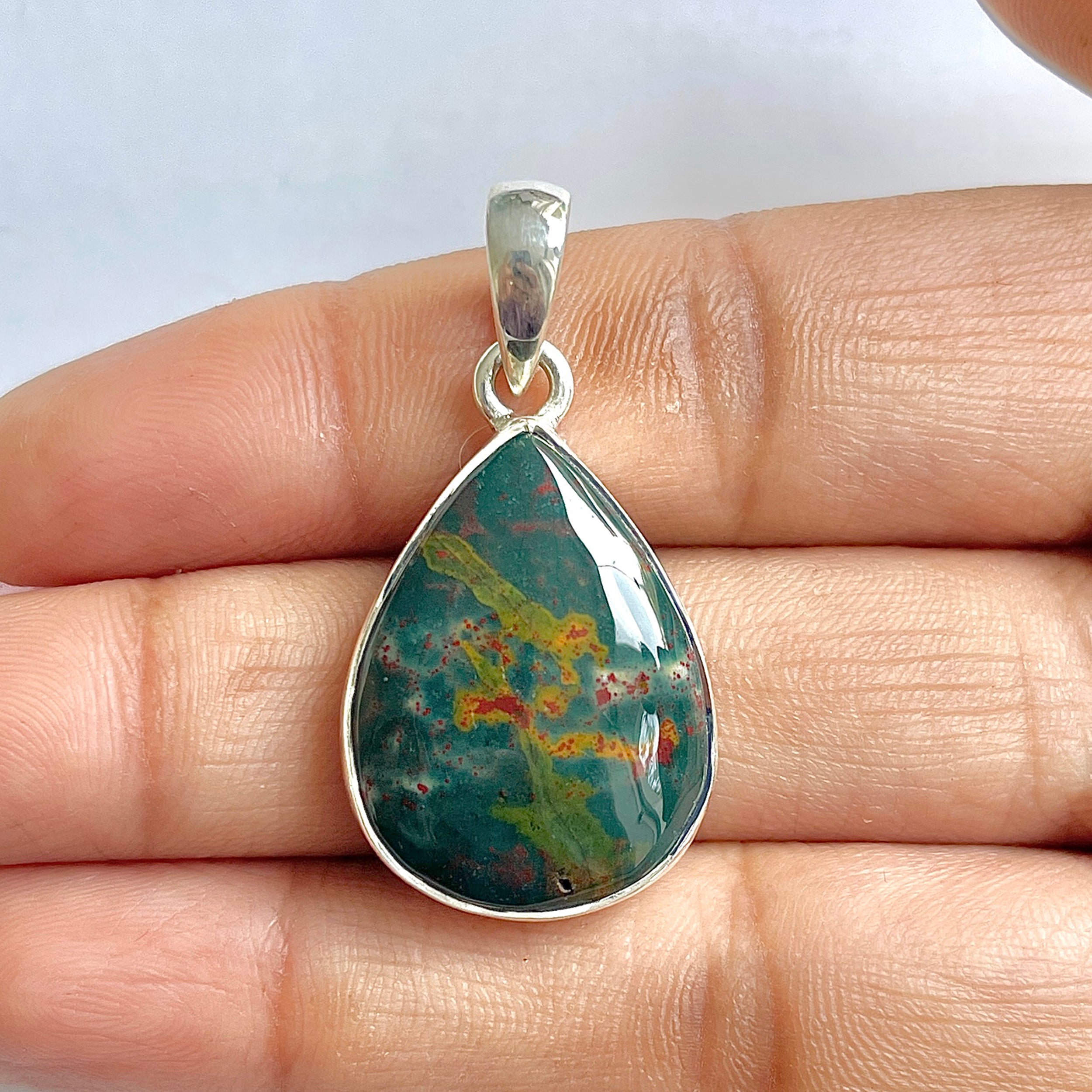 Blood stone Pendant-(BDS-1-21)