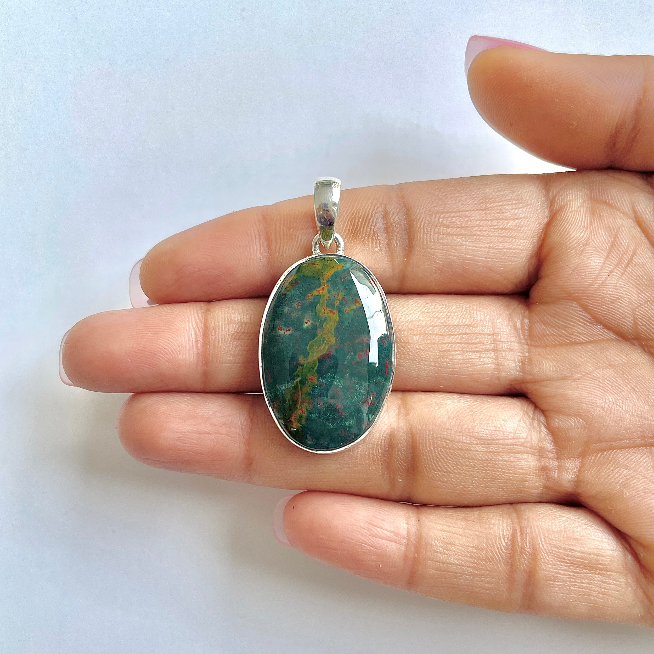 Blood stone Pendant-(BDS-1-24)