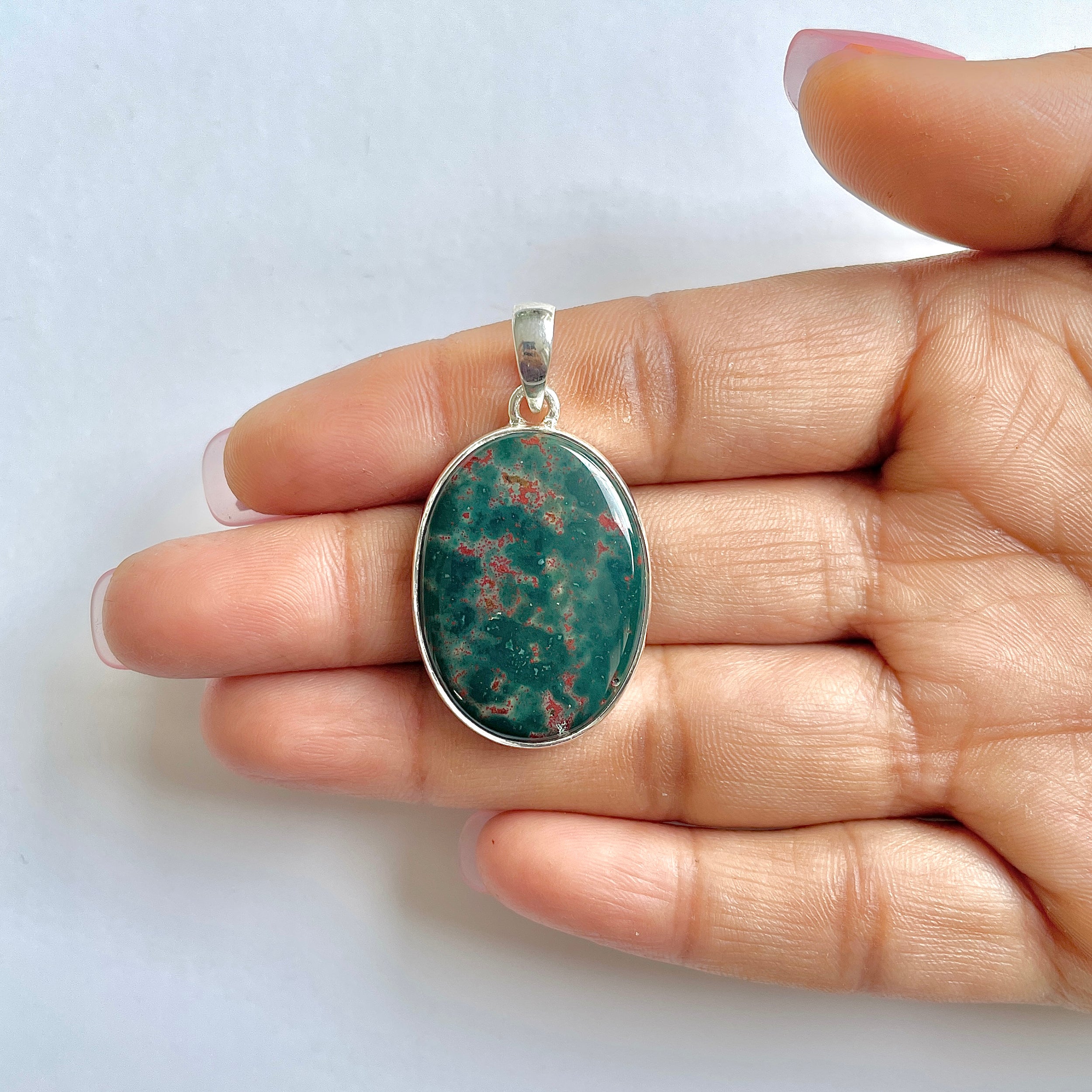 Blood stone Pendant-(BDS-1-26)