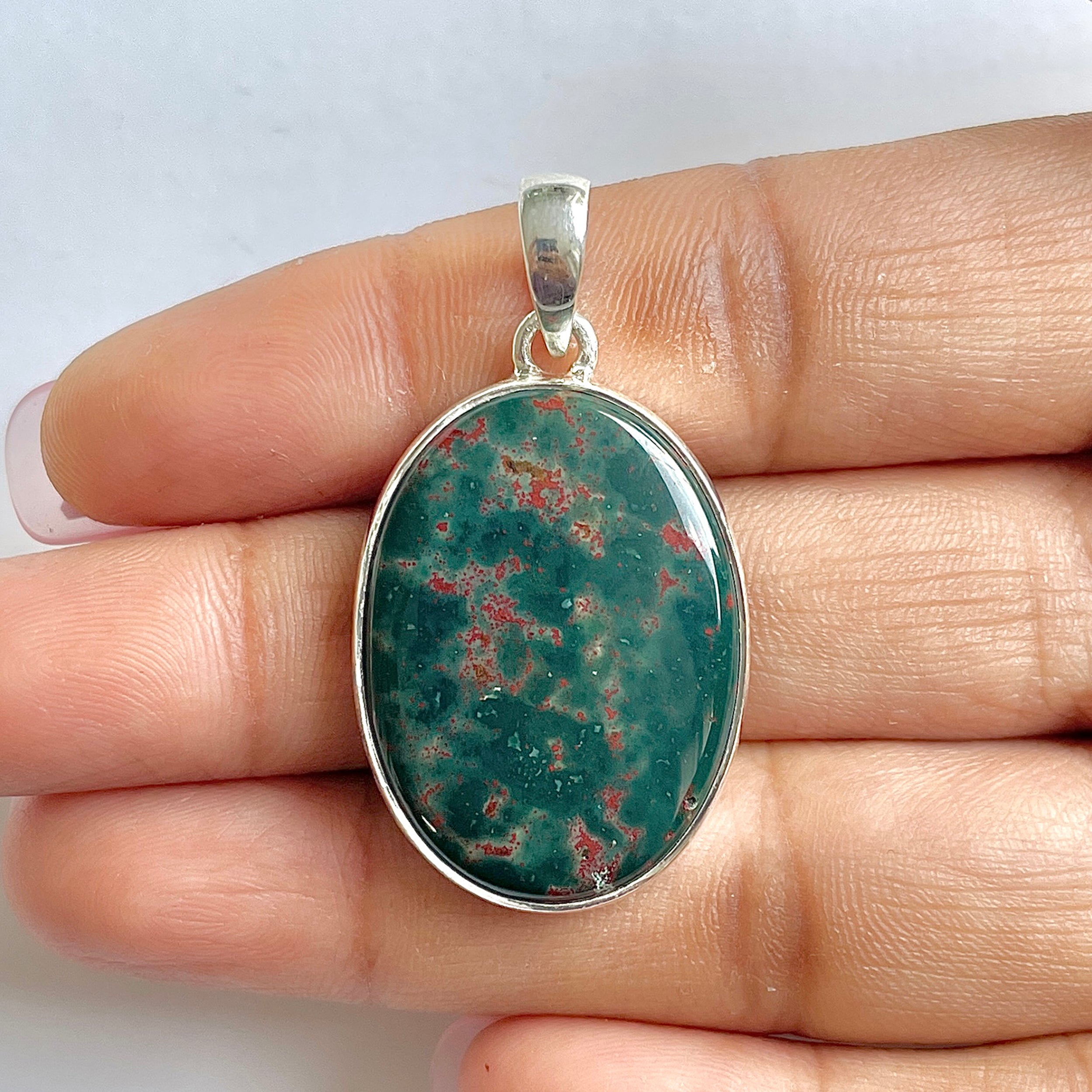 Blood stone Pendant-(BDS-1-26)