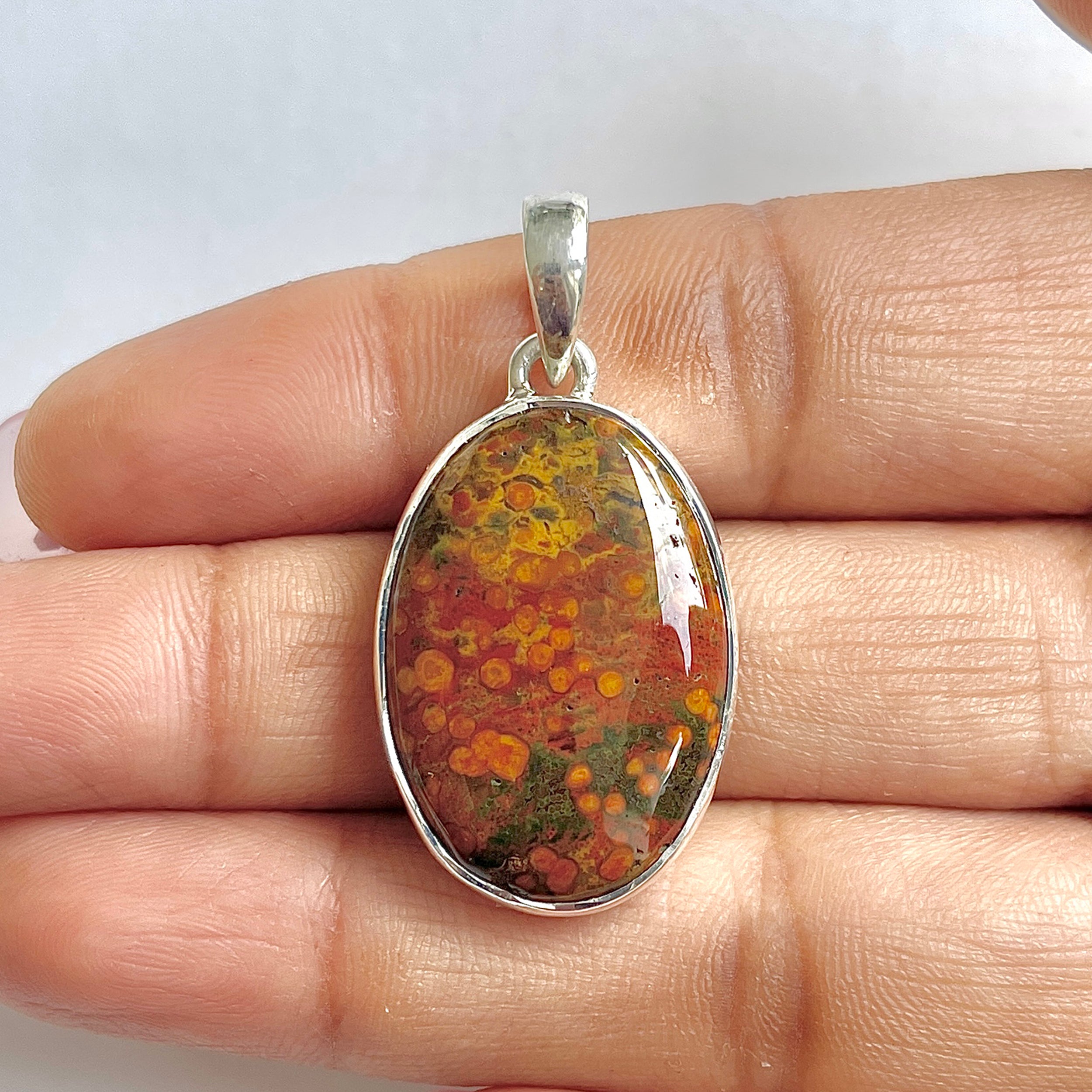 Blood stone Pendant-(BDS-1-33)