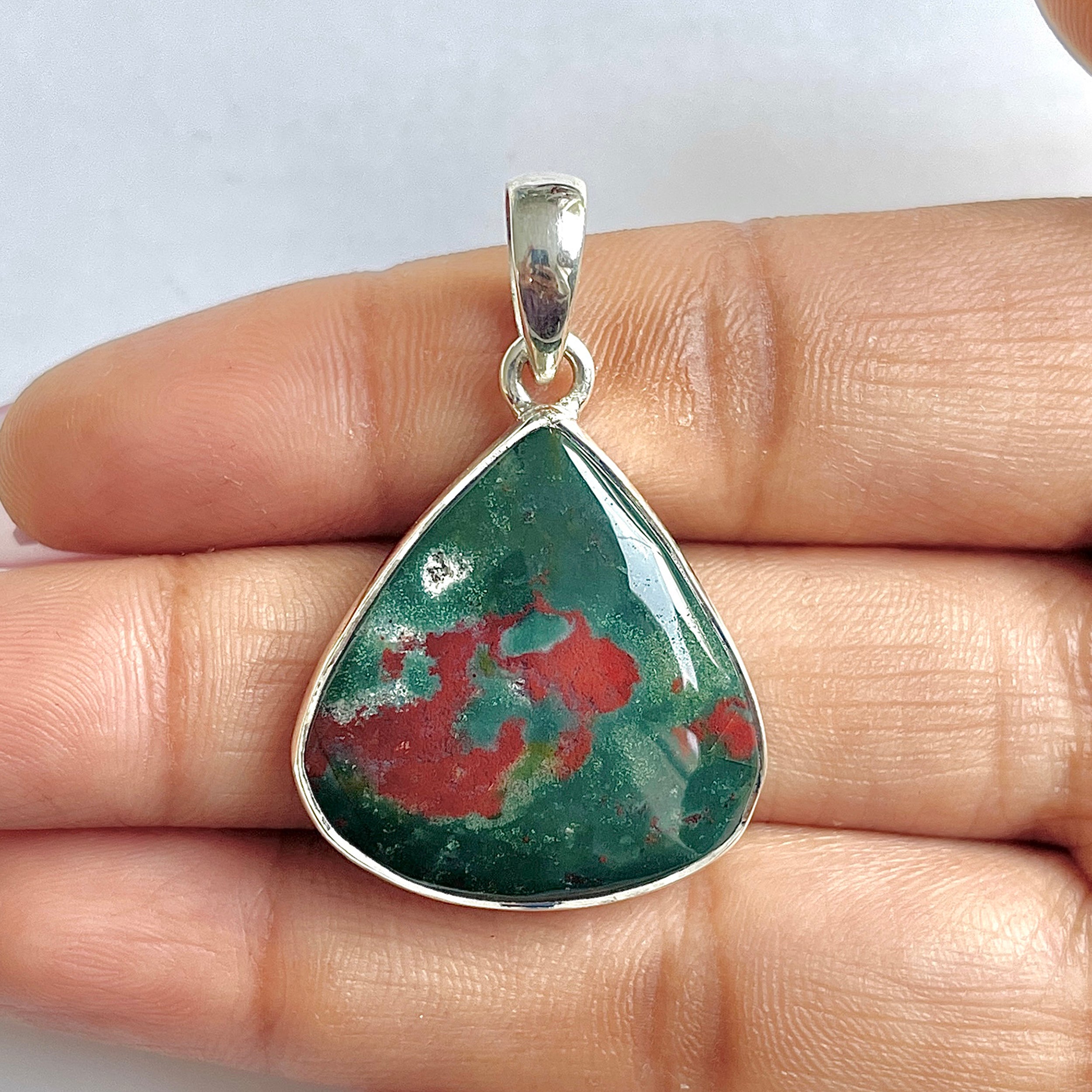 Blood stone Pendant-(BDS-1-38)