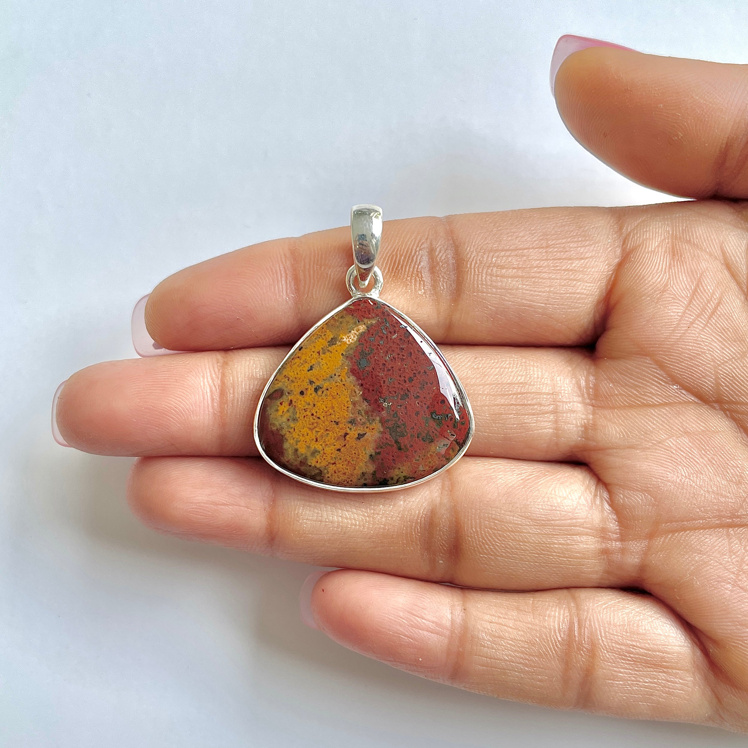 Blood stone Pendant-(BDS-1-4)
