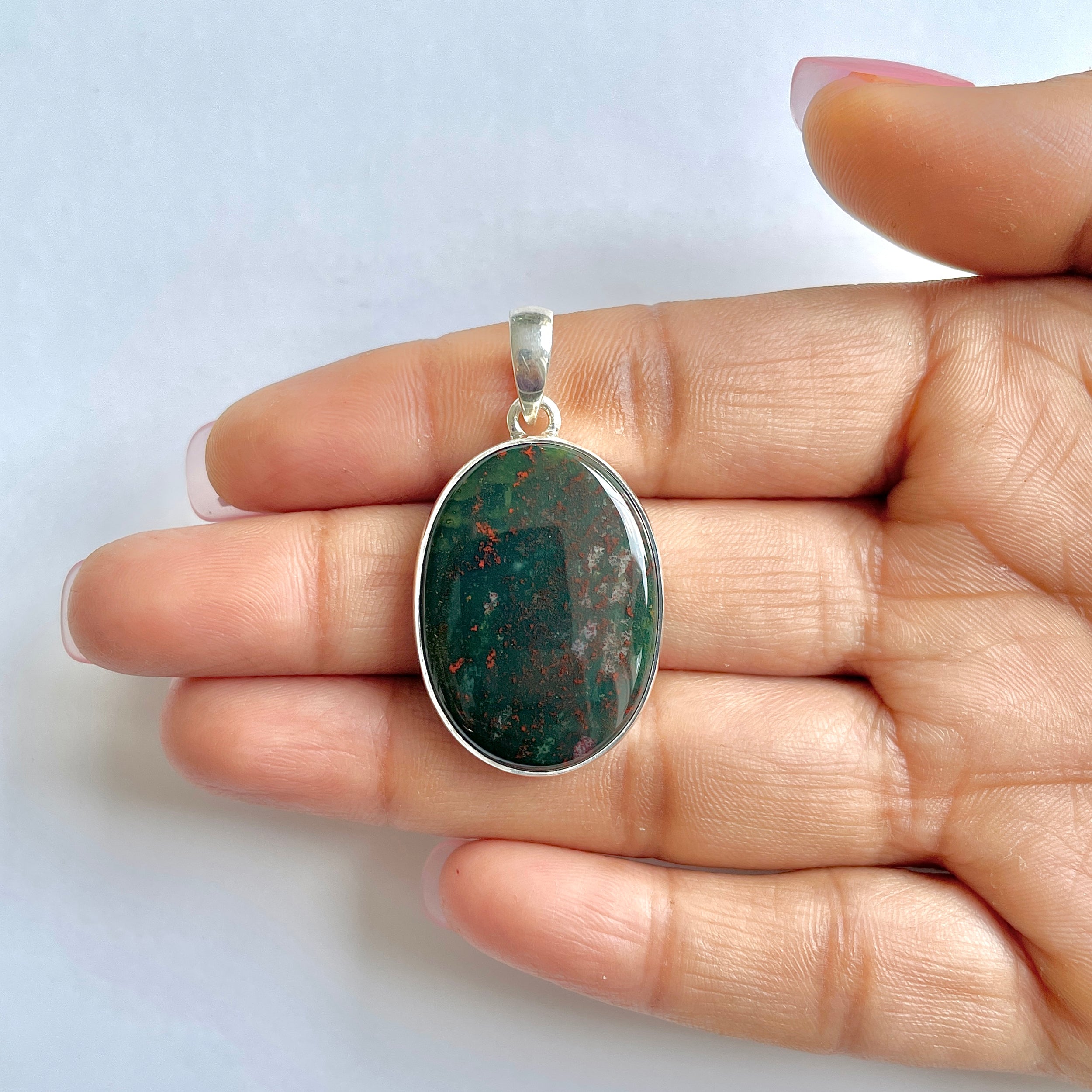 Blood stone Pendant-(BDS-1-5)