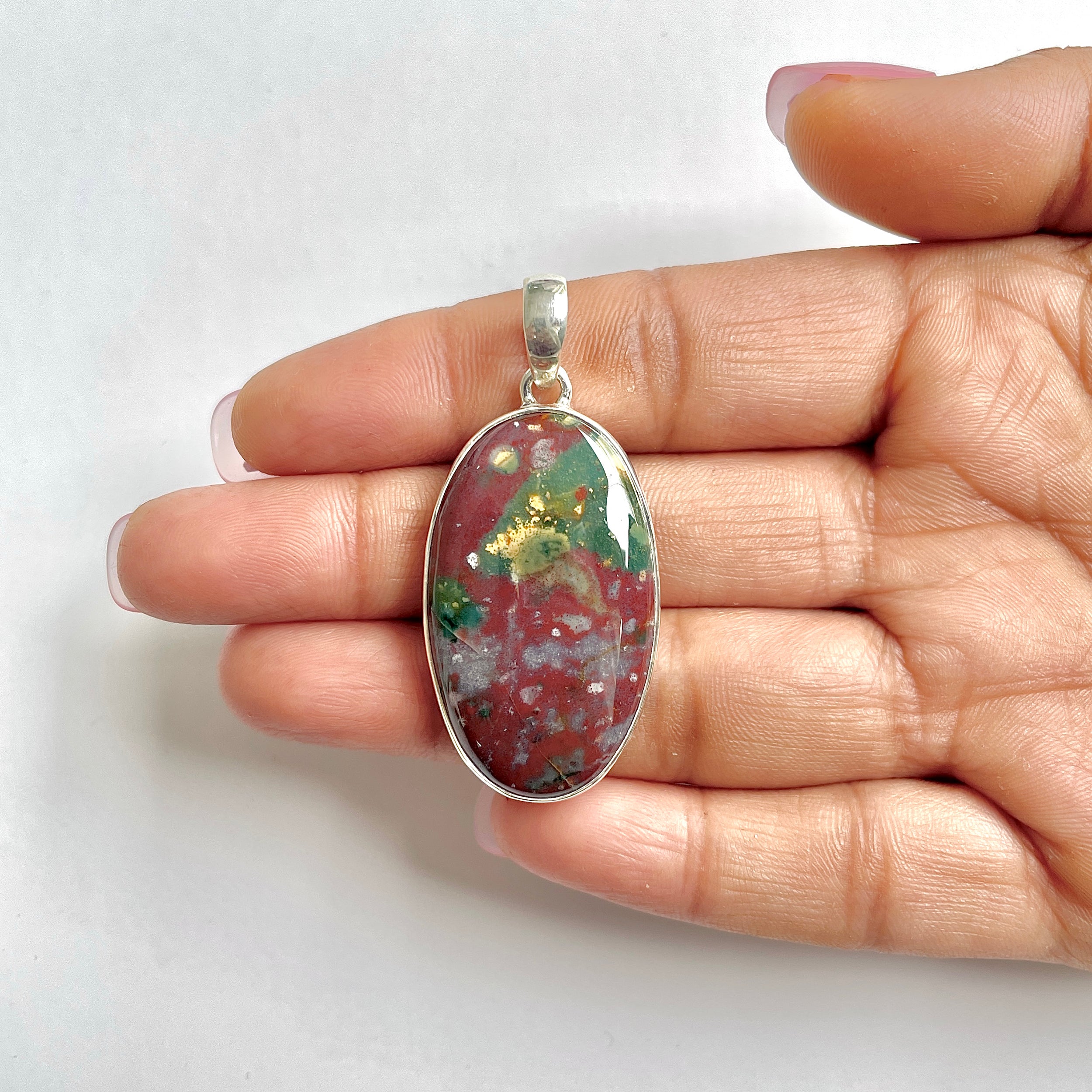 Blood stone Pendant-(BDS-1-6)