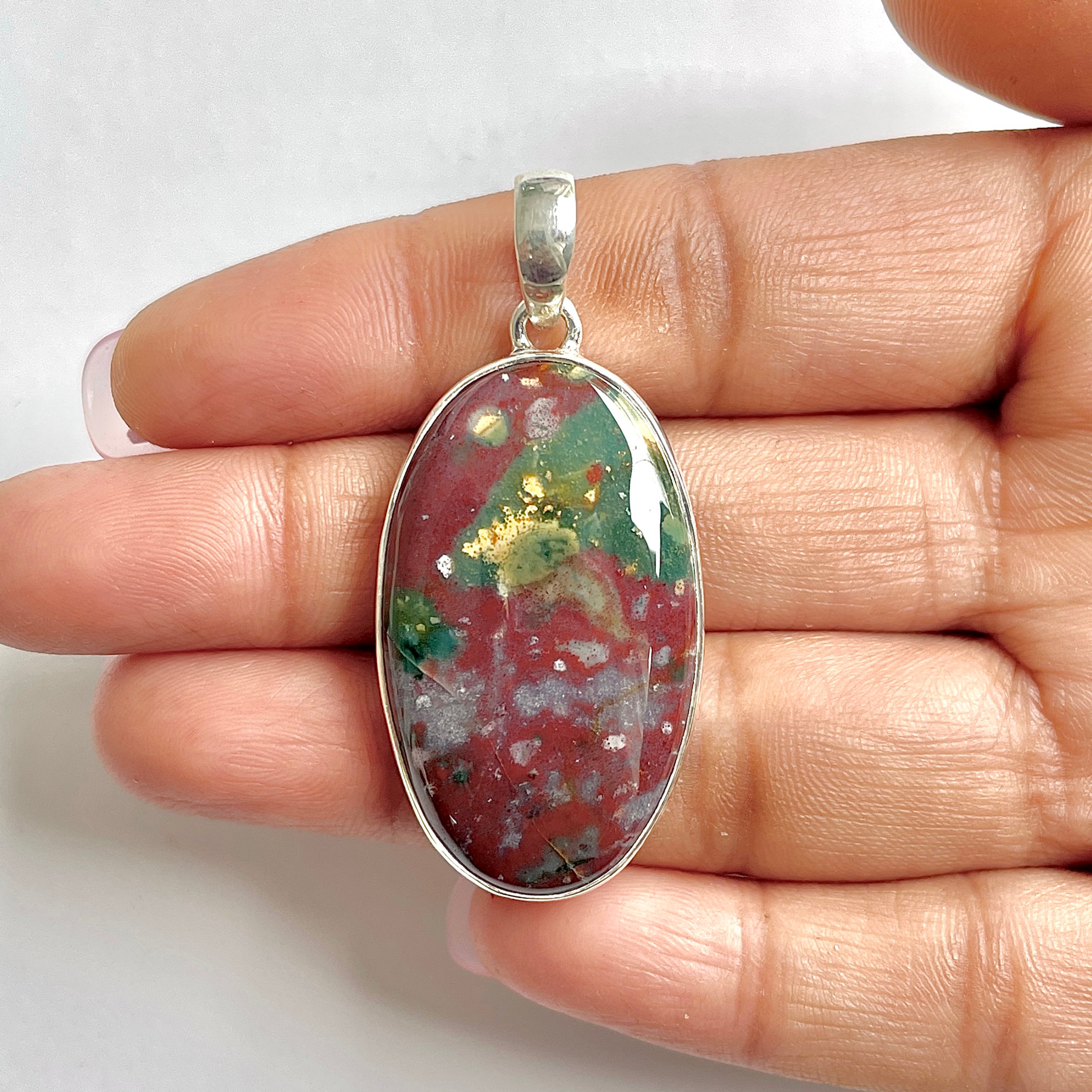 Blood stone Pendant-(BDS-1-6)