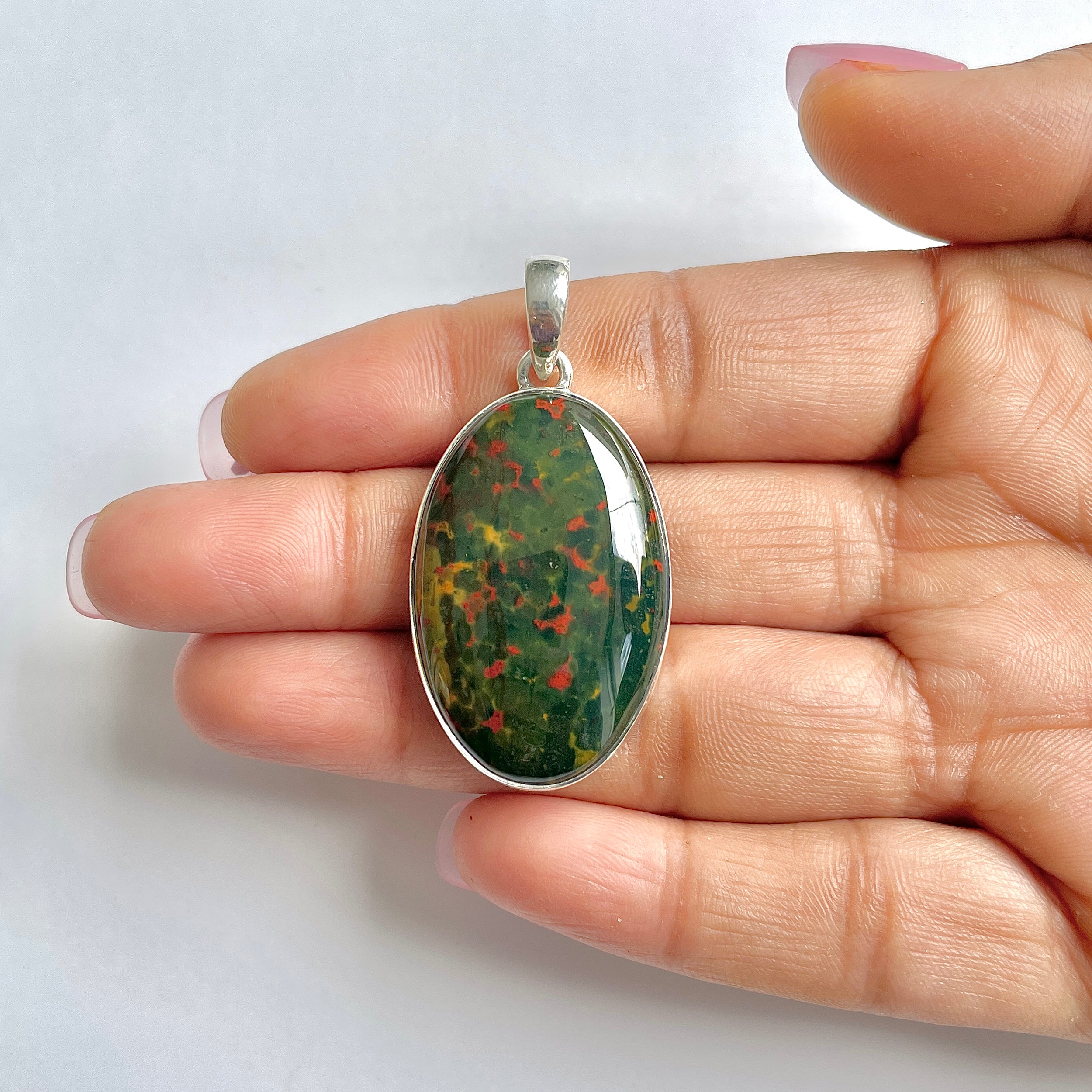 Blood stone Pendant-(BDS-1-9)