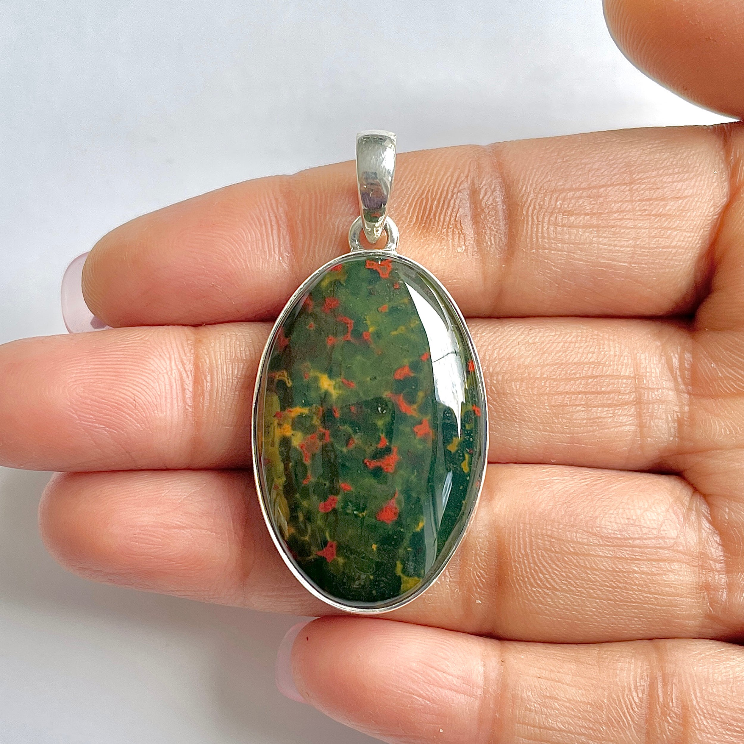 Blood stone Pendant-(BDS-1-9)