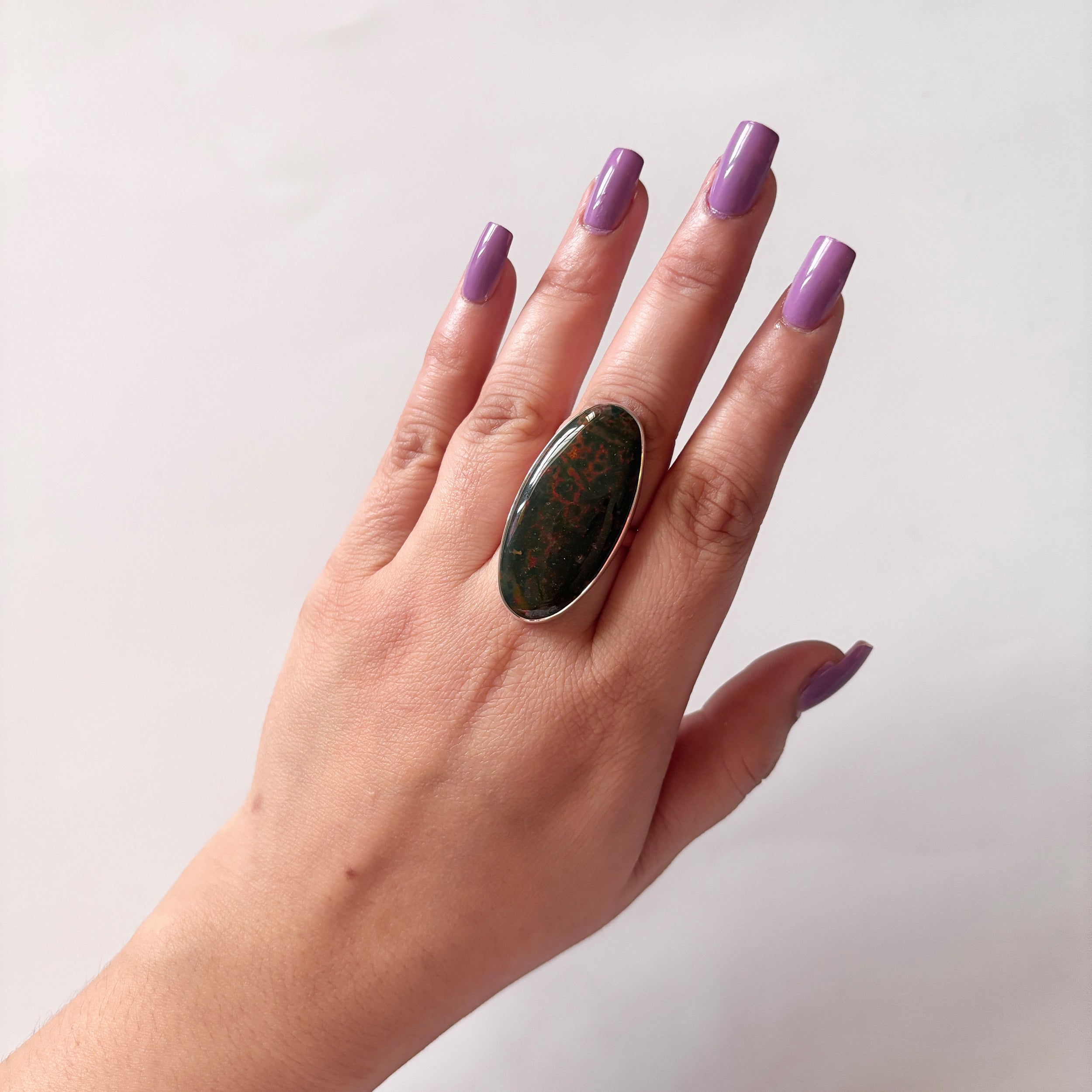 Blood Stone Ring-(BDS-2-11)