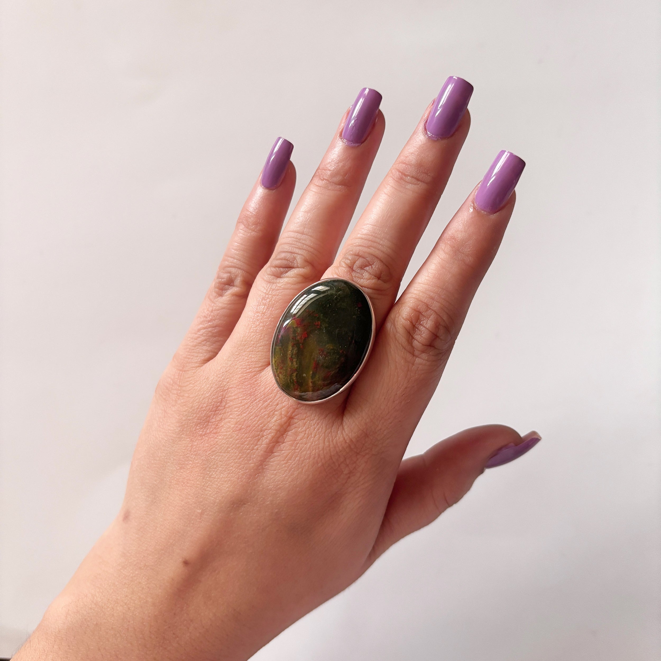 Blood Stone Ring-(BDS-2-22)