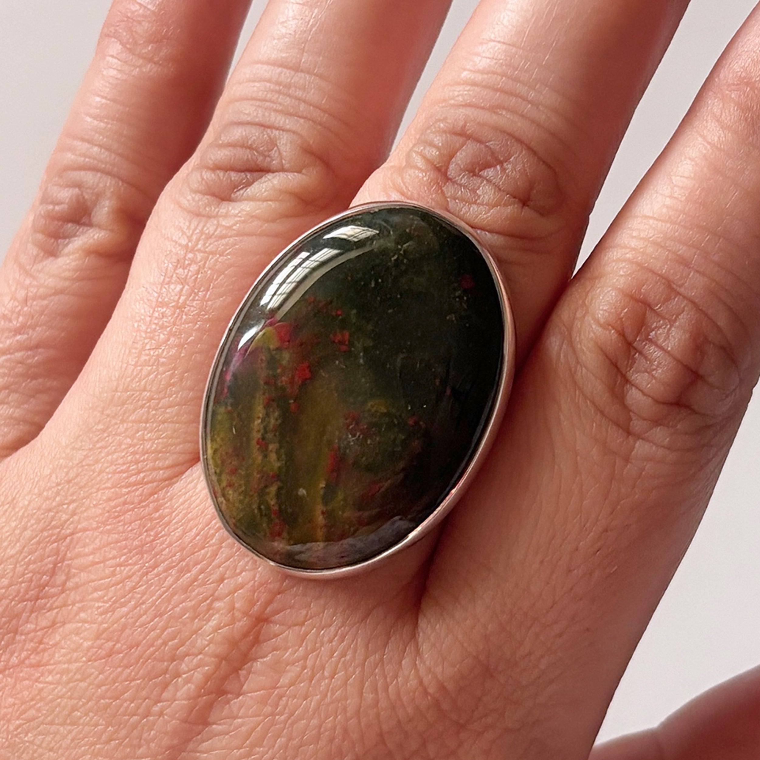 Blood Stone Ring-(BDS-2-22)