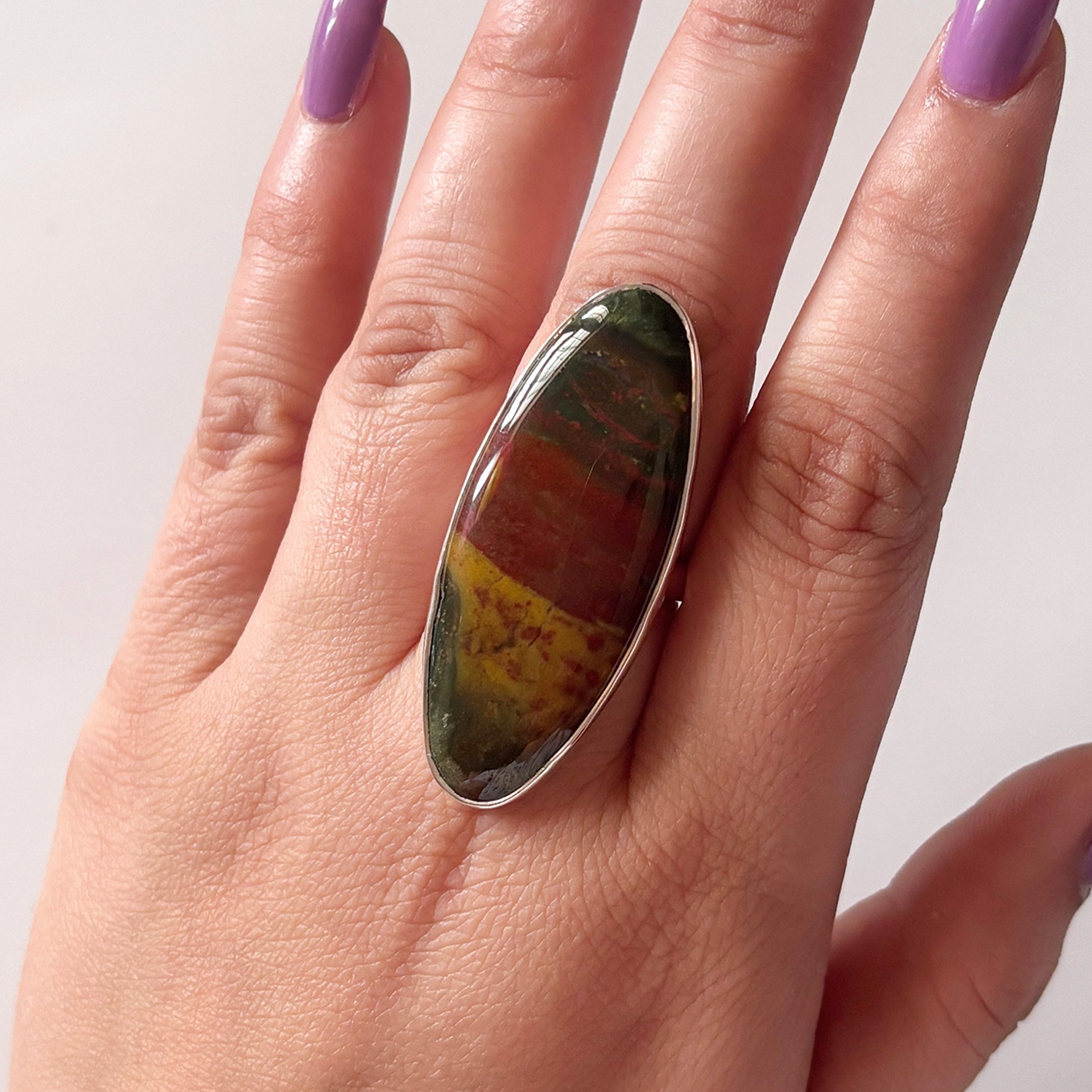 Blood Stone Ring-(BDS-2-24)