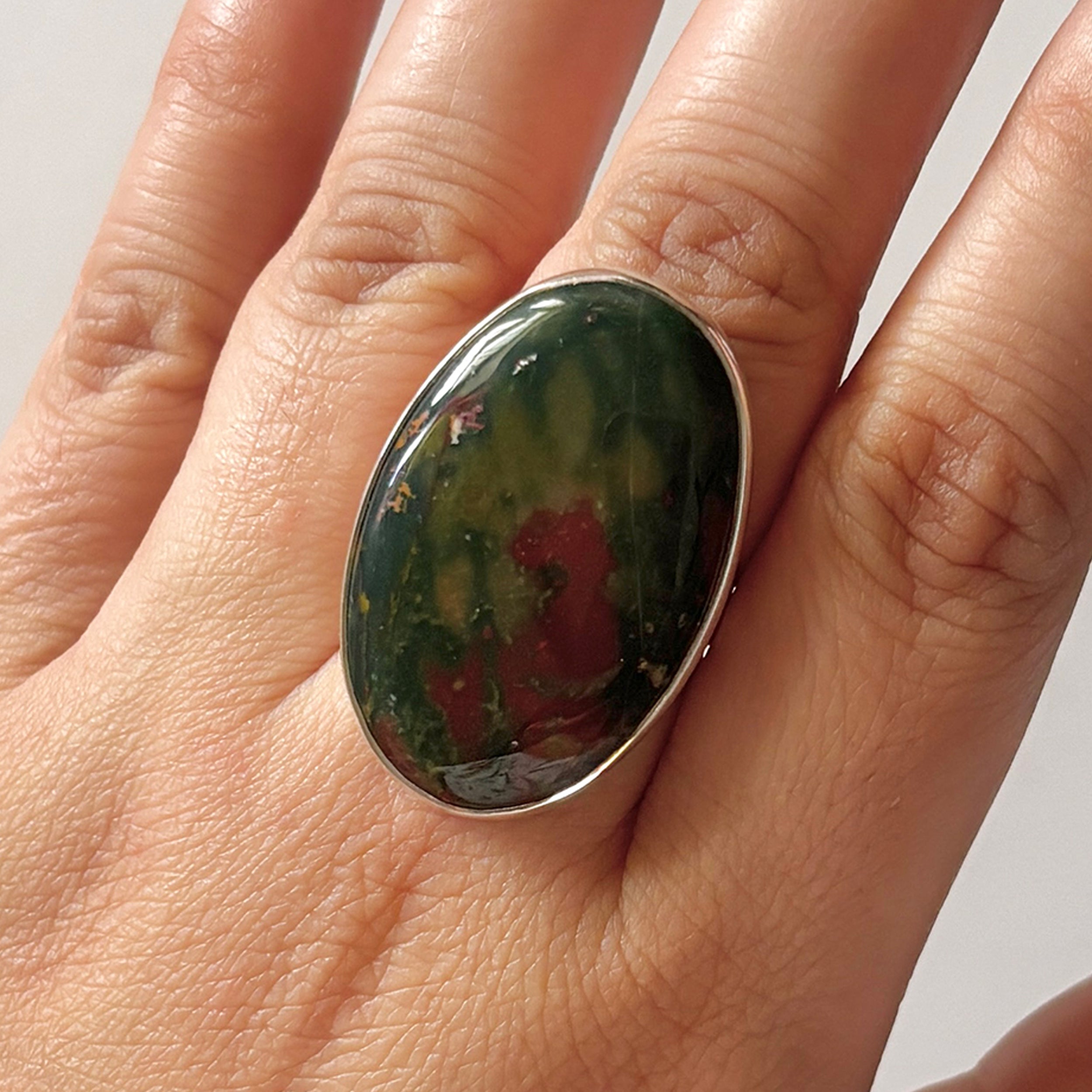Blood Stone Ring-(BDS-2-35)
