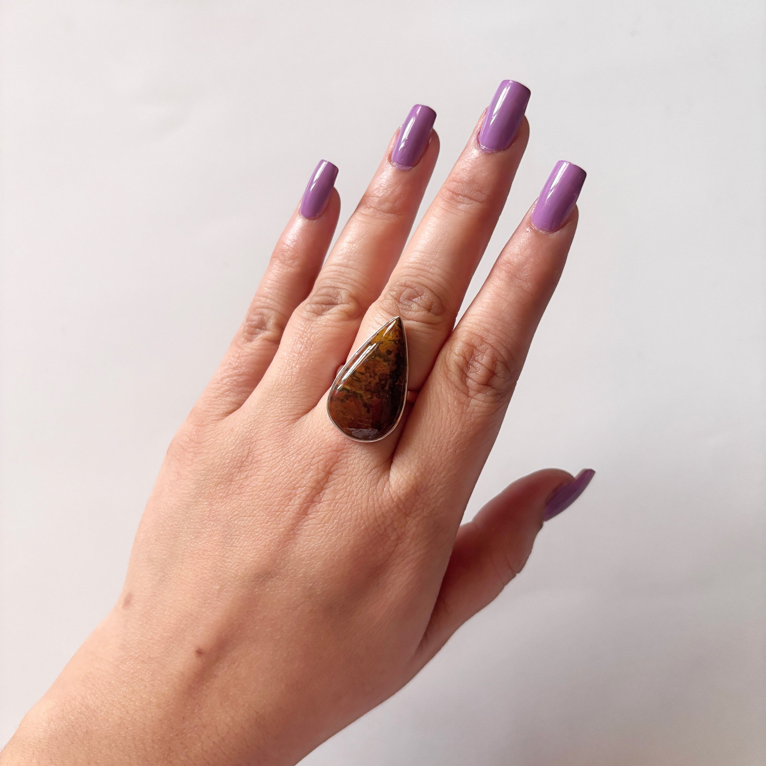 Blood Stone Ring-(BDS-2-4)